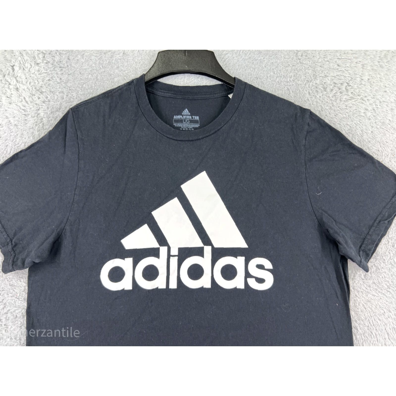 Adidas ADIDAS Shirt Mens Large Gray Short Sleeve Logo Print 100% Cotton Crew Neck - Mens L Gray Adidas Shirt Logo Print Cotton Crewneck Short Sleeve 90s? Size US L / EU 52-54 / 3 - 4 Thumbnail