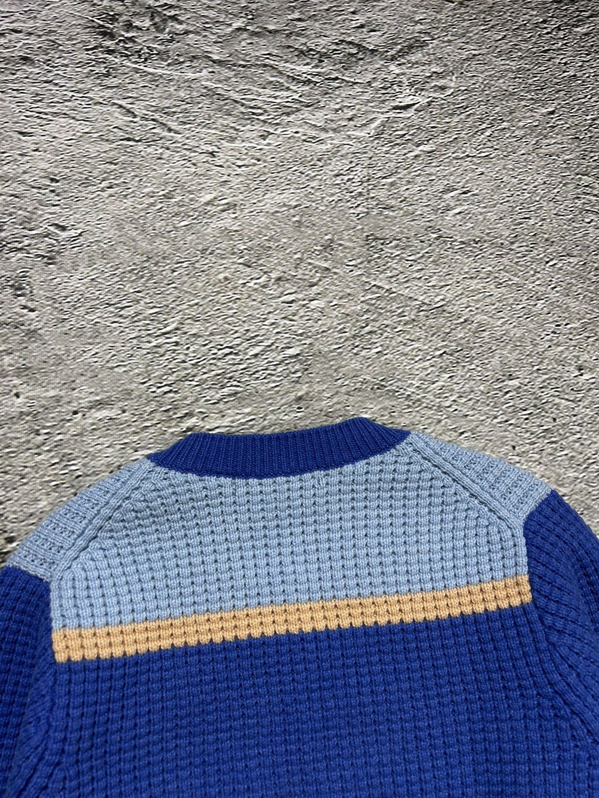 Marni × Uniqlo Marni Uniqlo Popcorn Knit V-neck Sweater blue Size M / US 6-8 / IT 42-44 - 9 Thumbnail