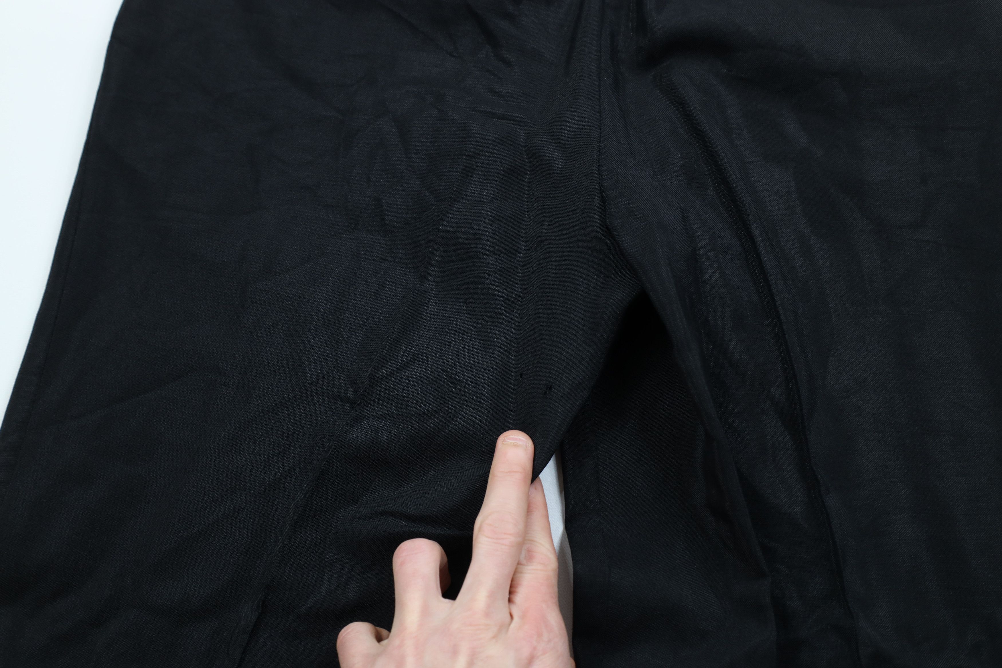 Vintage Vintage 50s Rockabilly Gabardine Knit Chino Pants Black USA Size US 34 / EU 50 - 14 Thumbnail