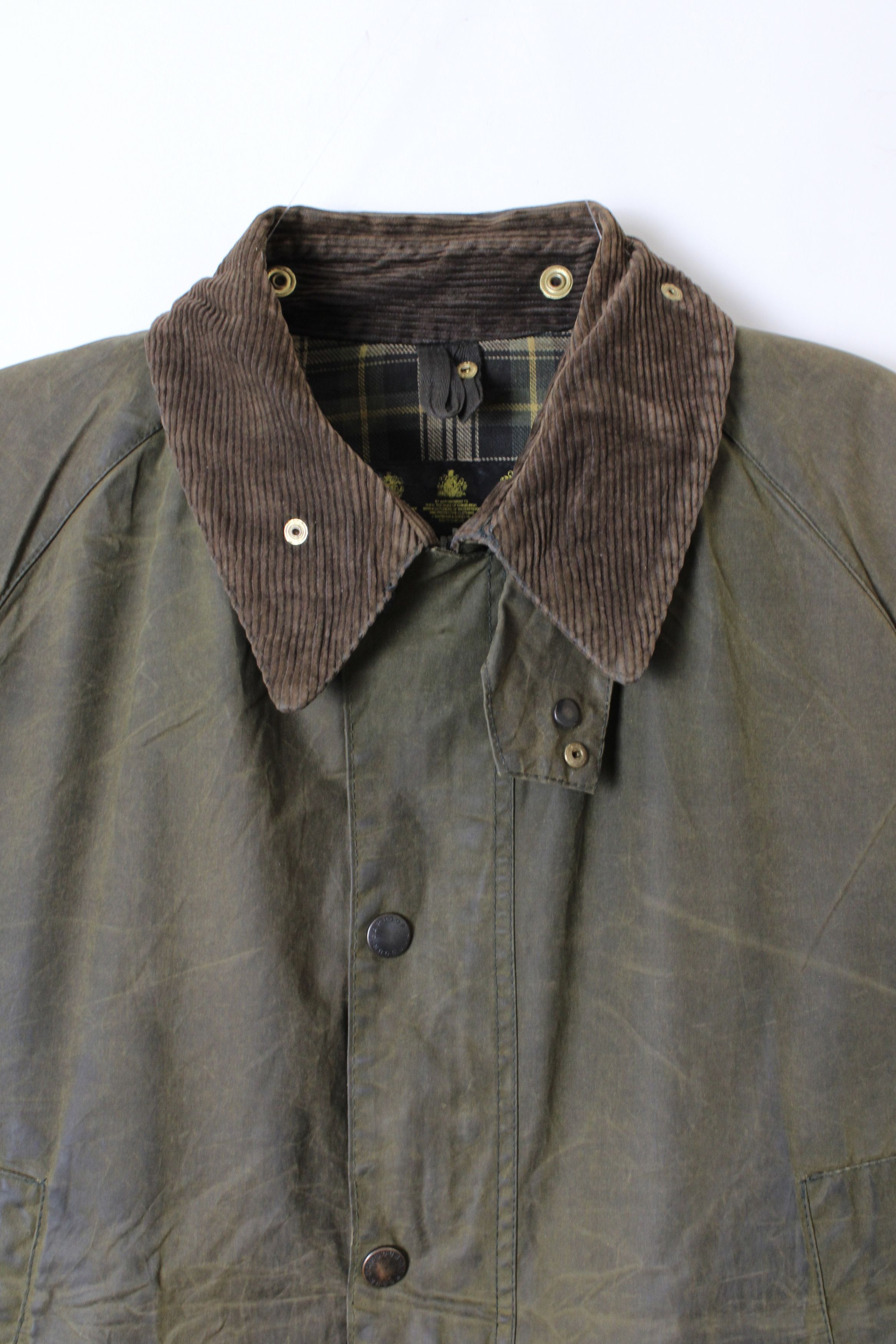 Barbour Barbour Beaufort Vintage 2 Crest Waxed Jacket Green Size US XL / EU 56 / 4 - 2 Thumbnail