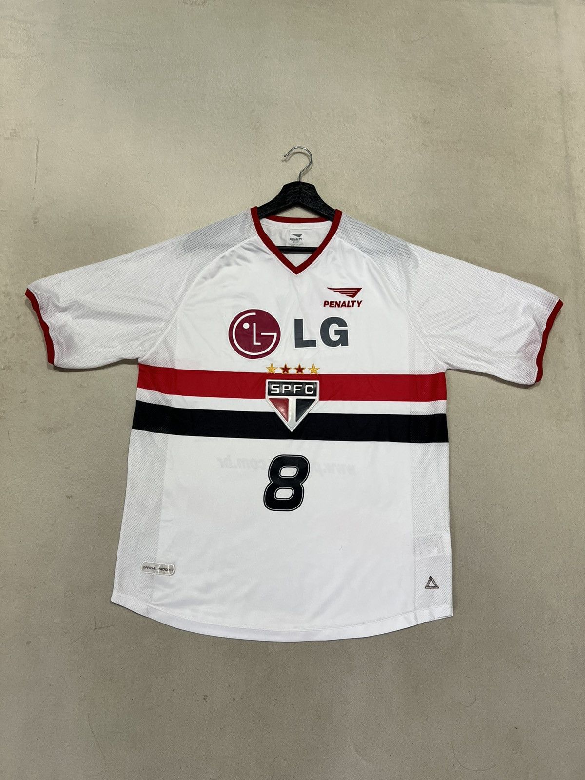 Sao Paulo 2002 Penalty Home Jersey #Kaka8