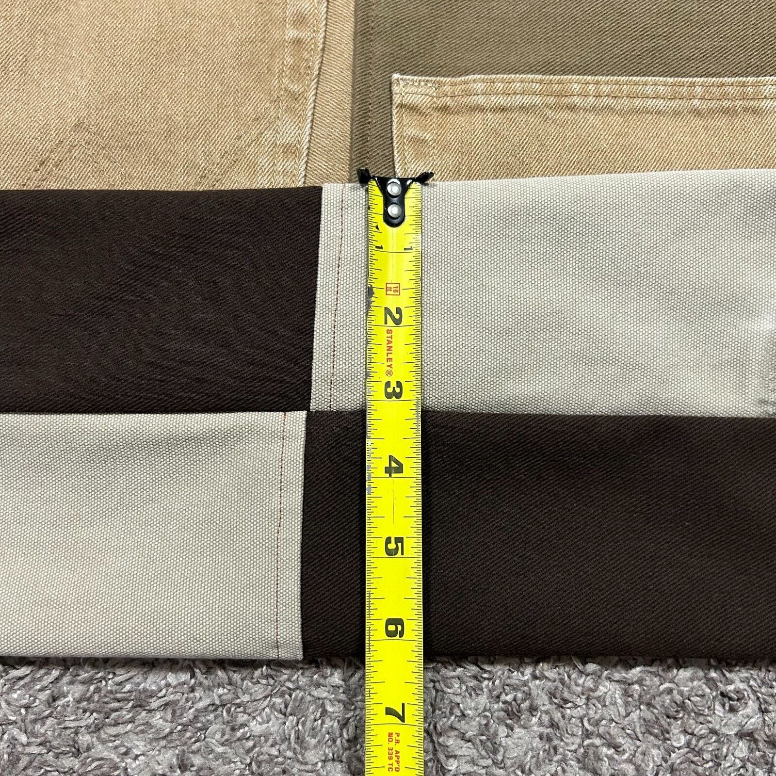 Handmade × Vintage Handmade Bag Patchwork Denim Tote Bag Shoulder Bag Canvas Size ONE SIZE - 9 Thumbnail