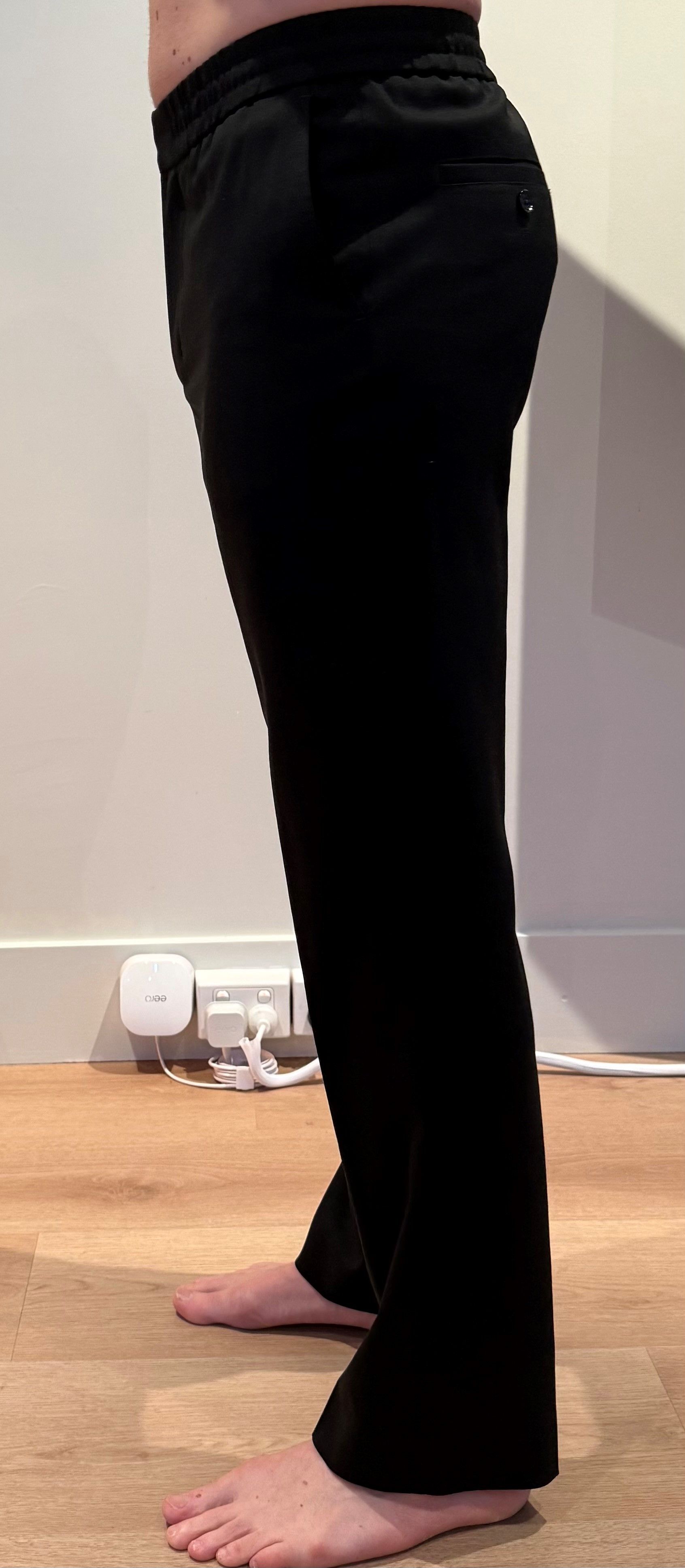 AMI AMI Paris Elasticated Waistband Straight-Leg Trousers Size US 30 / EU 46 - 5 Thumbnail