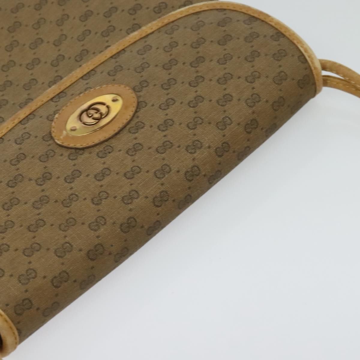 Gucci GUCCI Micro GG Supreme Shoulder Bag Pvc Beige Gold 007 49 Size ONE SIZE - 6 Thumbnail