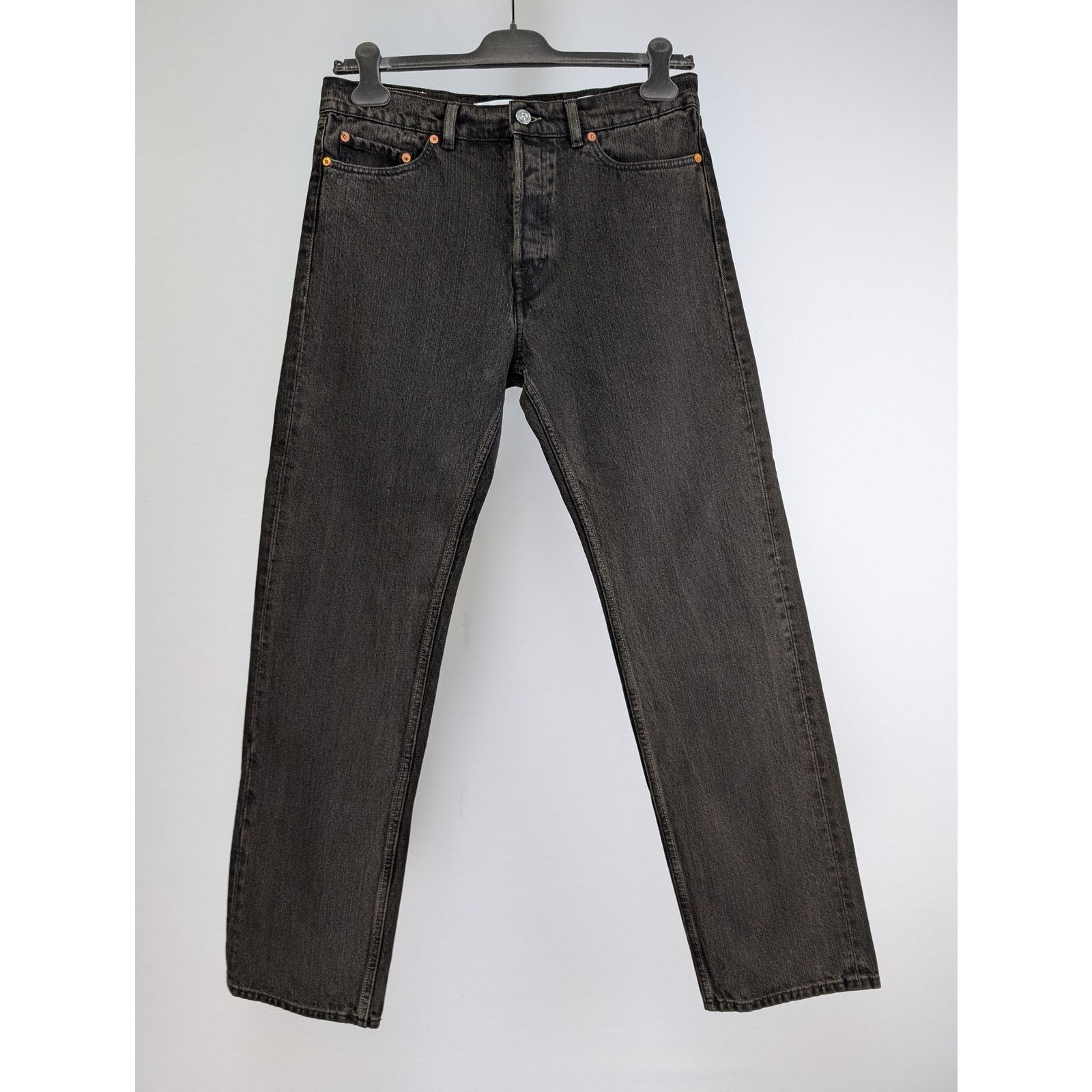 Our Legacy o1rshd1 Kamari Black Chain Twill Jean in Black Size US 31 - 2 Thumbnail