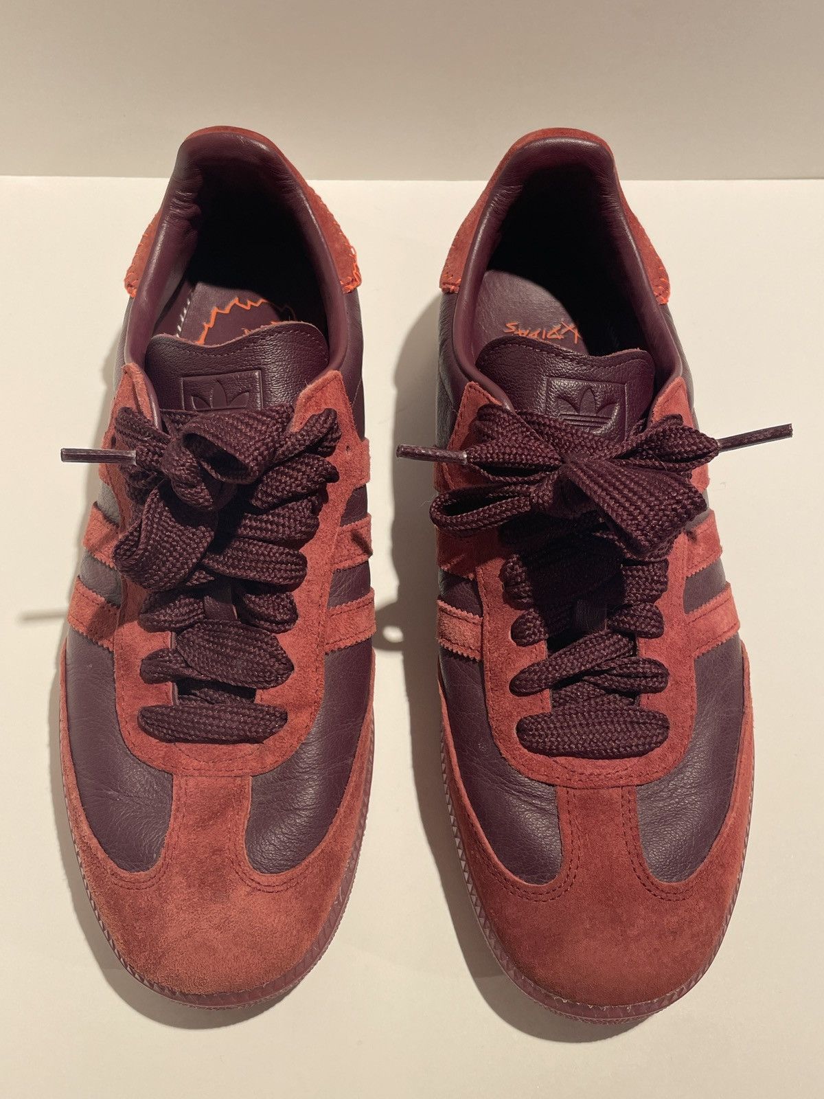 Adidas JONAH HILL x SAMBA Maroon Size US 10 / EU 43 - 2 Thumbnail