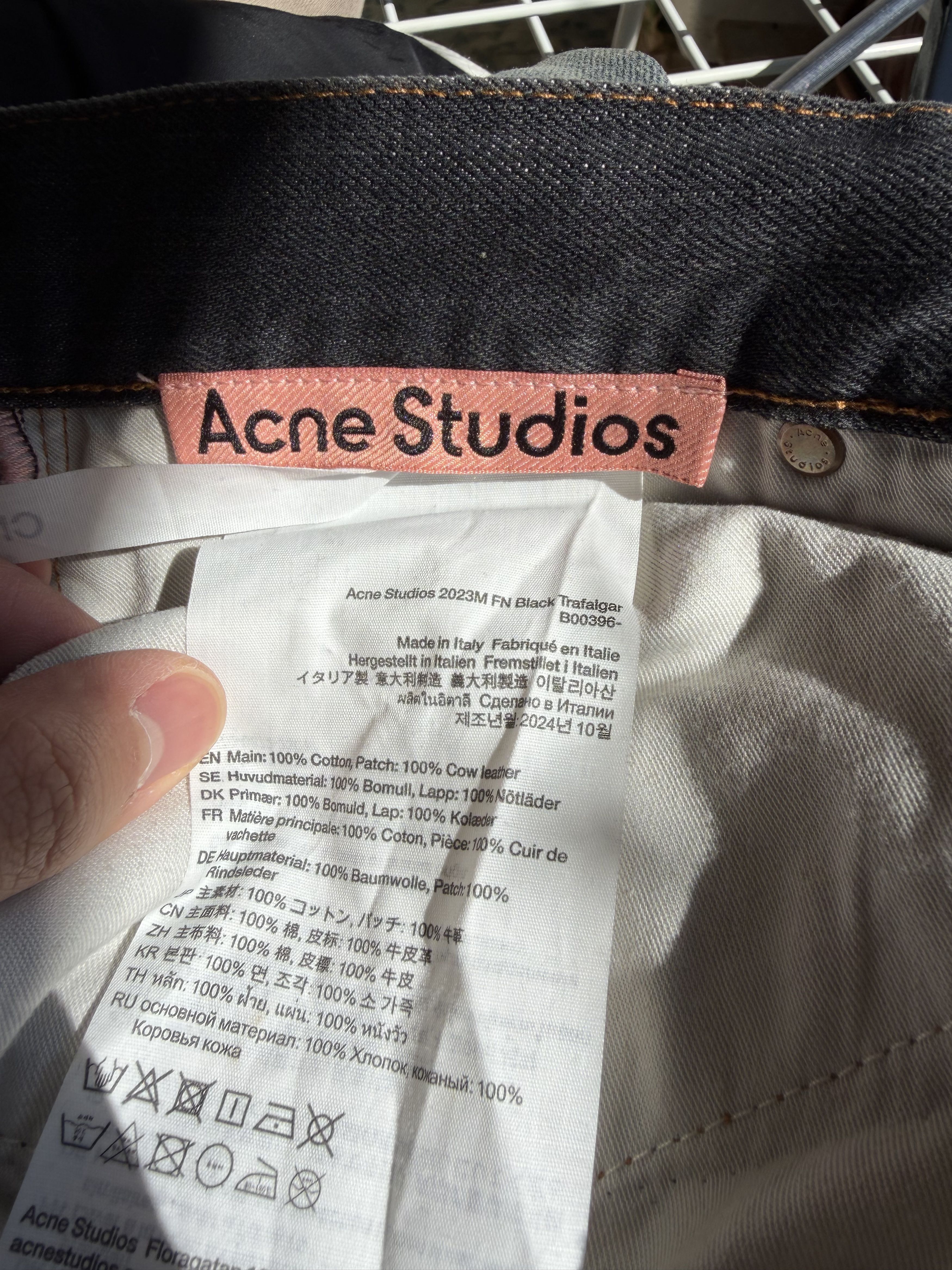 Acne Studios Acne Studios 2023M Black Trafalgar Size US 34 / EU 50 - 4 Thumbnail