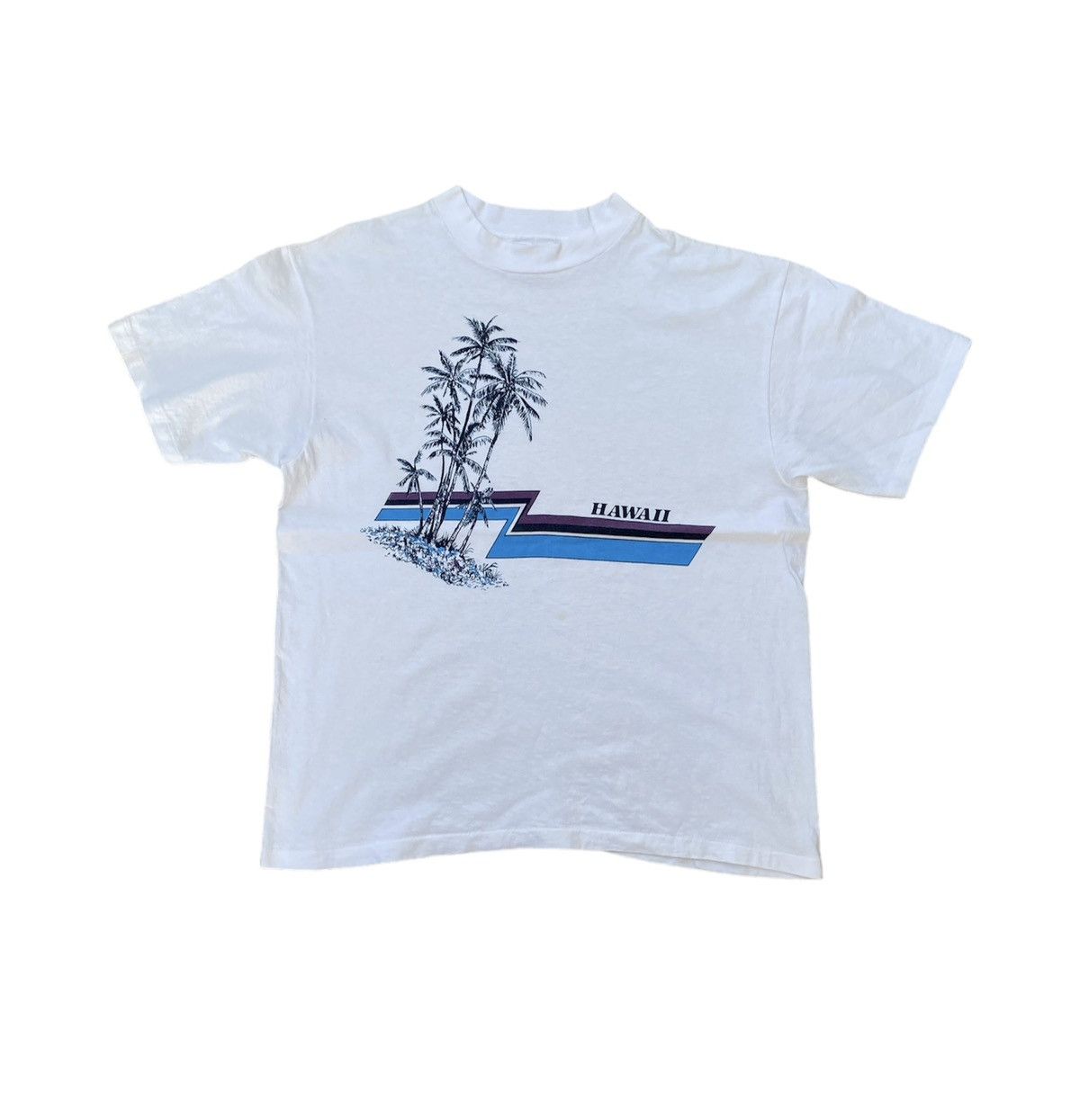 Vintage Rare 🔥 Vintage Hawaii 80s Tees Size US L / EU 52-54 / 3 - 1 Thumbnail