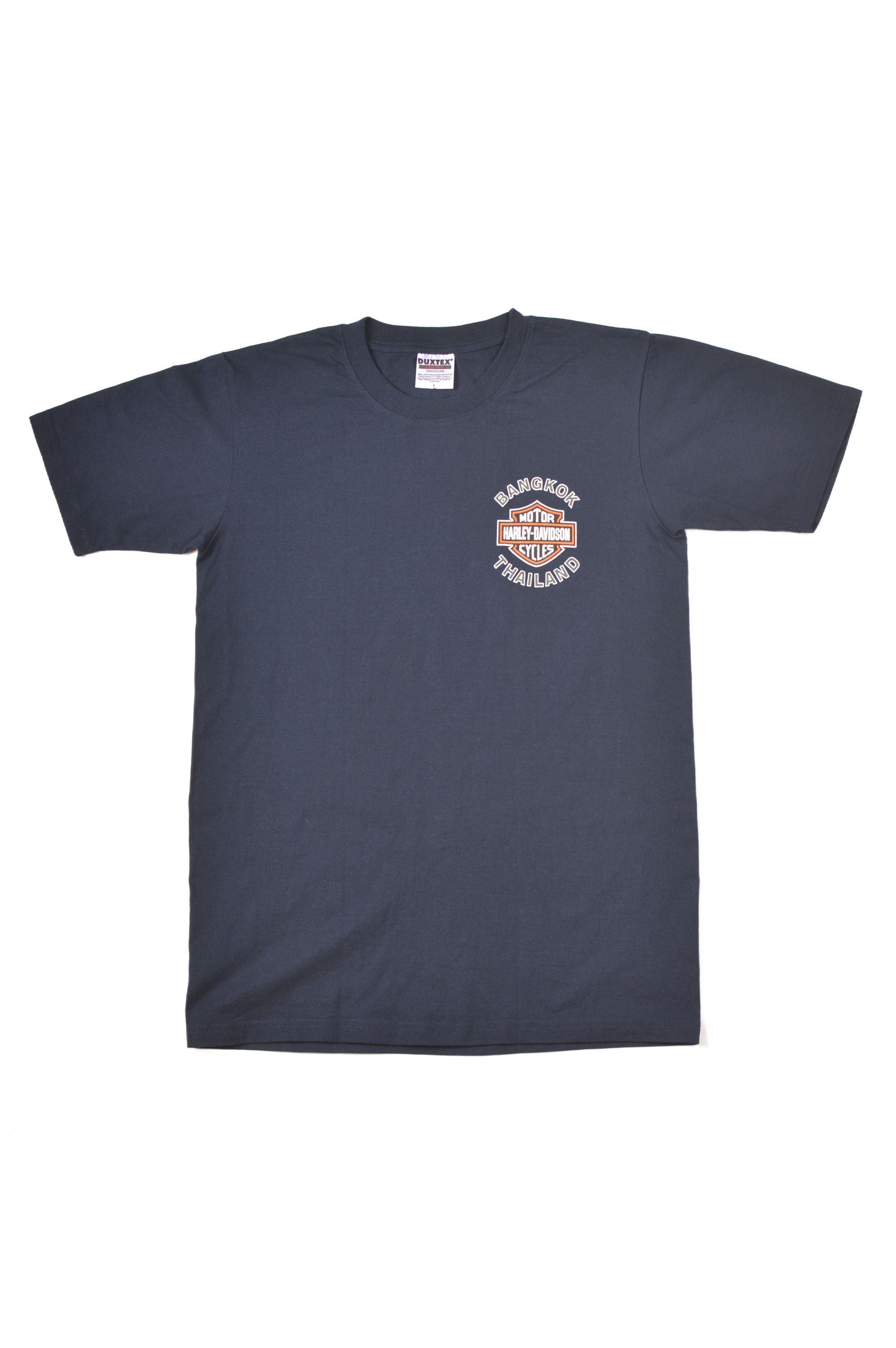 Harley Davidson × Vintage Duxtex Harley Davidson Bangkok Thailand Vintage T-Shirt Size US L / EU 52-54 / 3 - 1 Thumbnail