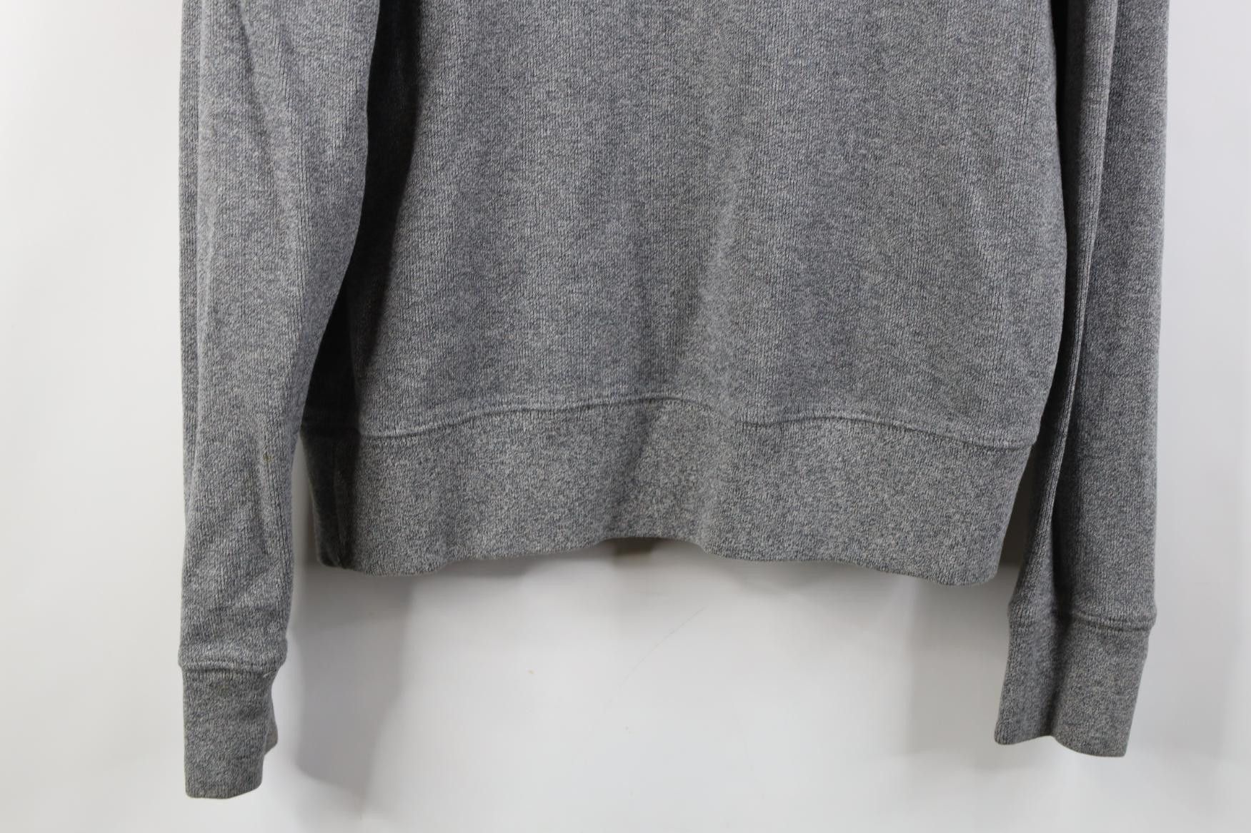 Polo Ralph Lauren Vintage 90s Ralph Lauren Cotton Knit Shawl Sweater Gray Size US M / EU 48-50 / 2 - 12 Thumbnail