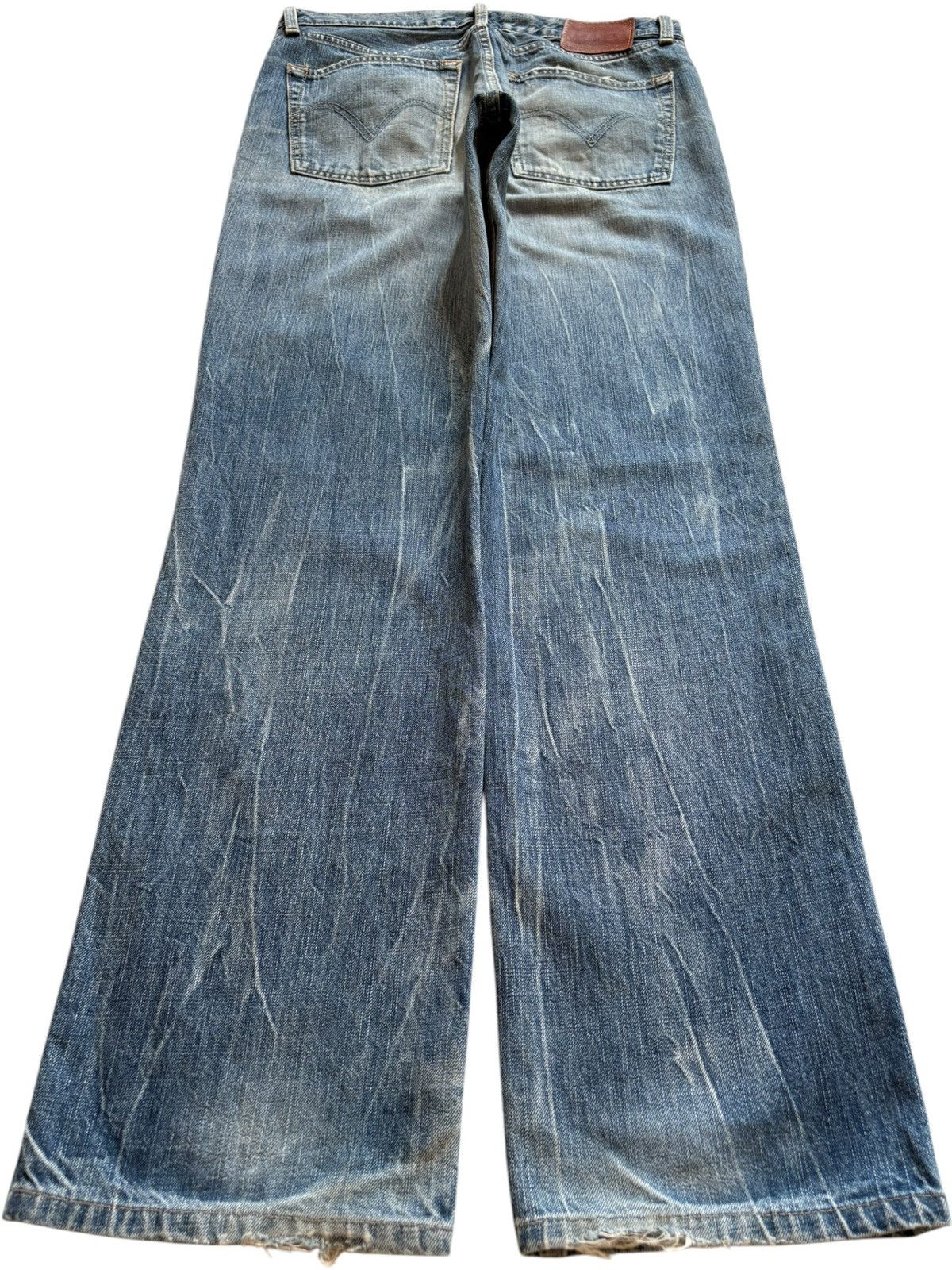 Levi's SALES🔥Vintage 90s Levis 502 Mud Wash Distressed Loose Jeans Size US 32 / EU 48 - 2 Thumbnail