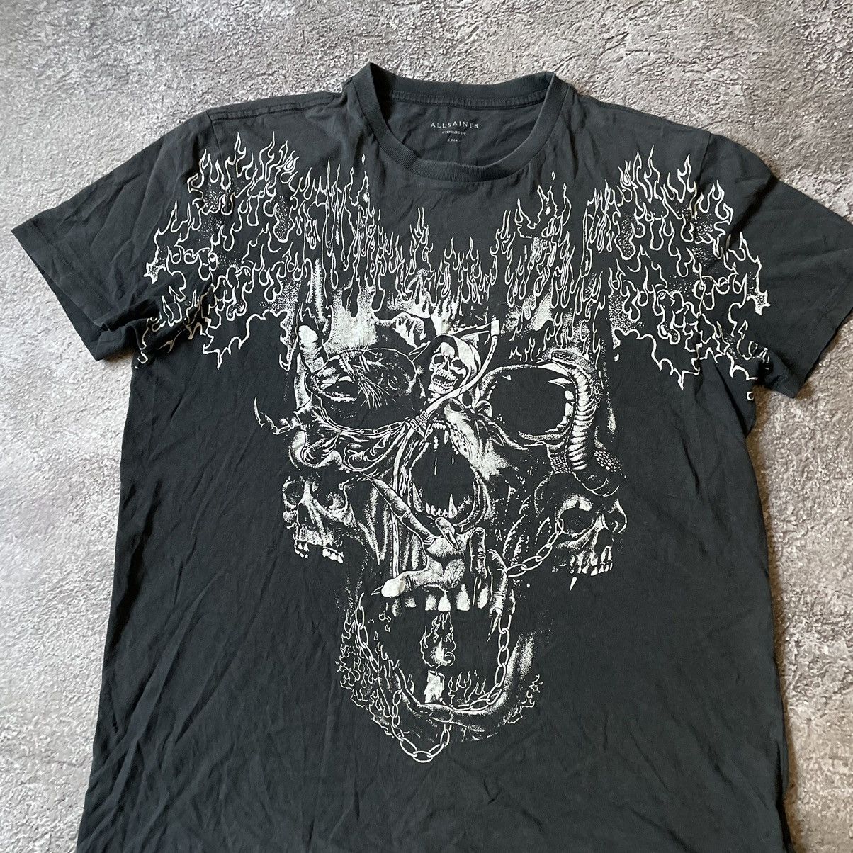 Band Tees Vintage Y2K ALLSAINTS FACE Horror Psycho SKELETON 90S Size US S / EU 44-46 / 1 - 3 Thumbnail