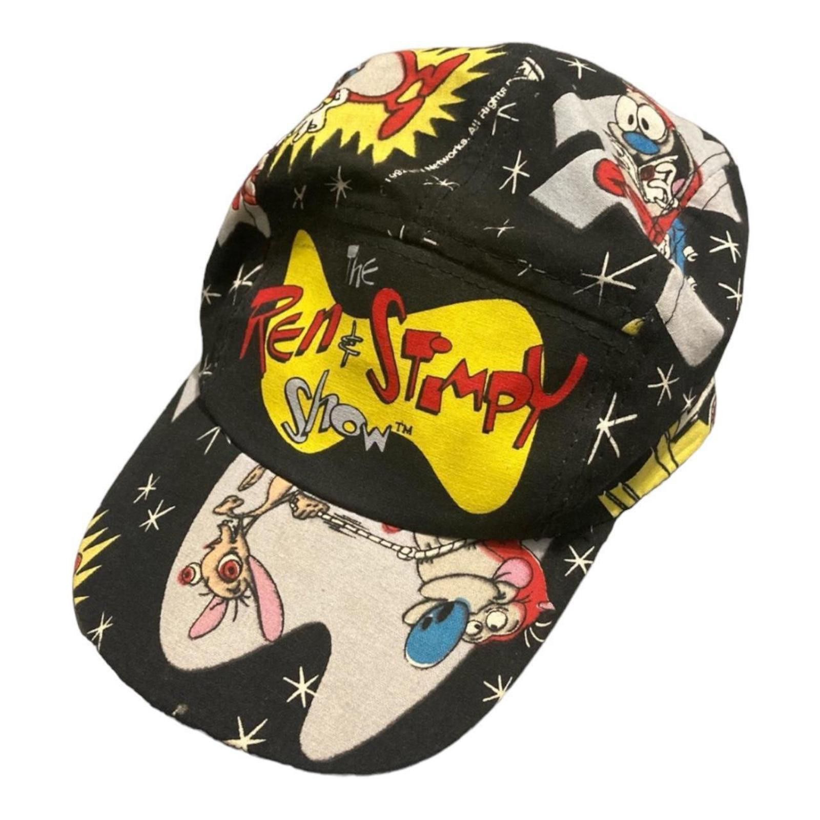 Nickelodeon Vintage 1992 Nickelodeon The Ren & Stimpy Show Hat Size ONE SIZE - 1 Thumbnail