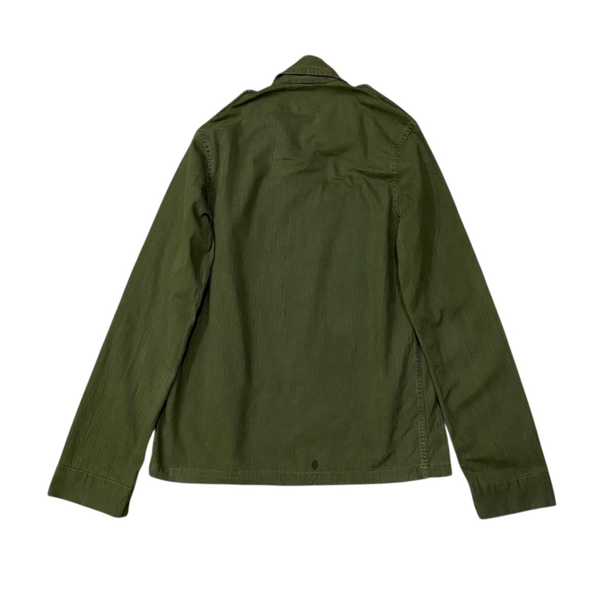 ☀️Vintage Dutch Army HBT field jacket in olive green
