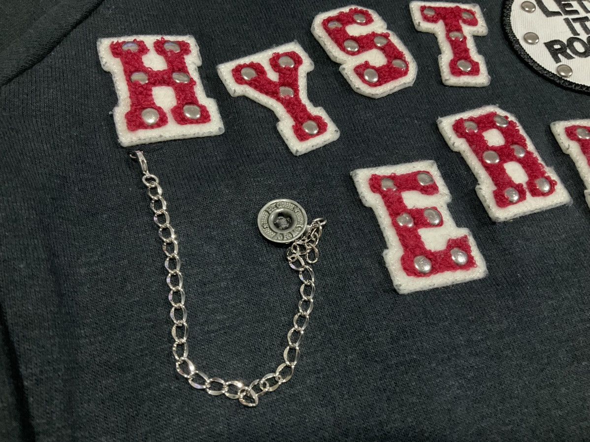 Hysteric Glamour × If Six Was Nine × Japanese Brand 🔥Sick Y2K Hysteric Glamour Chain Rivet Sweater Kids Size 120 Size US XXS / EU 40 - 3 Thumbnail