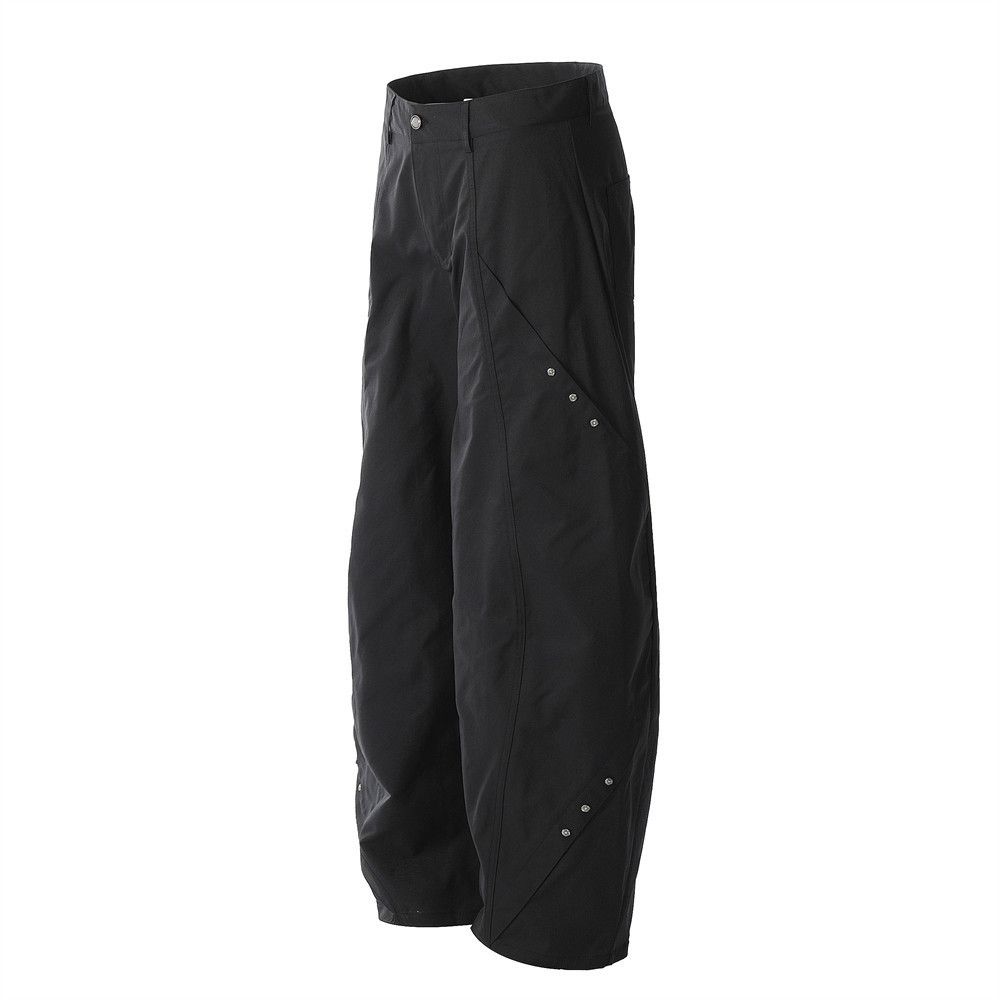 Japanese Brand × Vintage Men's loose simple street fashion rivet scimitar pants Size US 32 / EU 48 - 2 Thumbnail