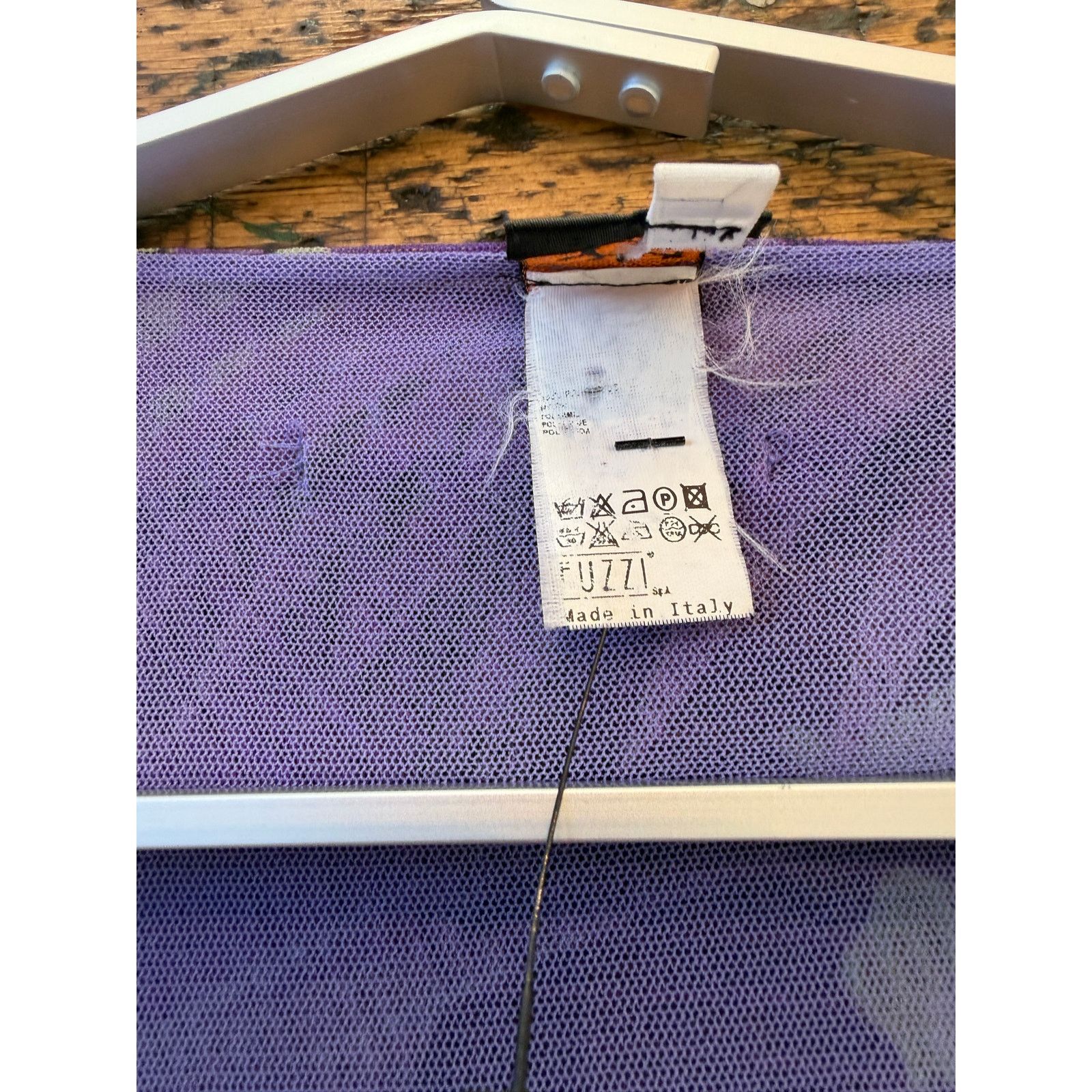 Jean Paul Gaultier Jean Paul Gaultier Soleil Purple Tropical Mesh Dress Size XS / US 0-2 / IT 36-38 - 6 Thumbnail