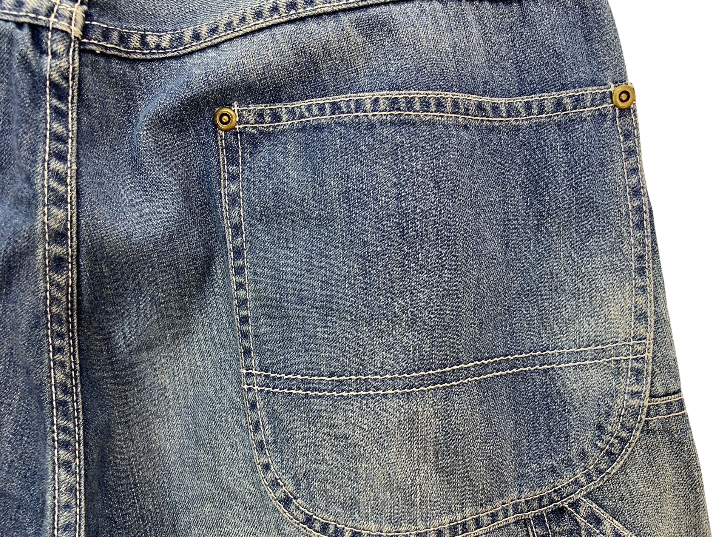 Japanese Brand Ranch Carpenter Workwear Dungarees Japanese Jeans Size 32 Size US 32 / EU 48 - 11 Thumbnail