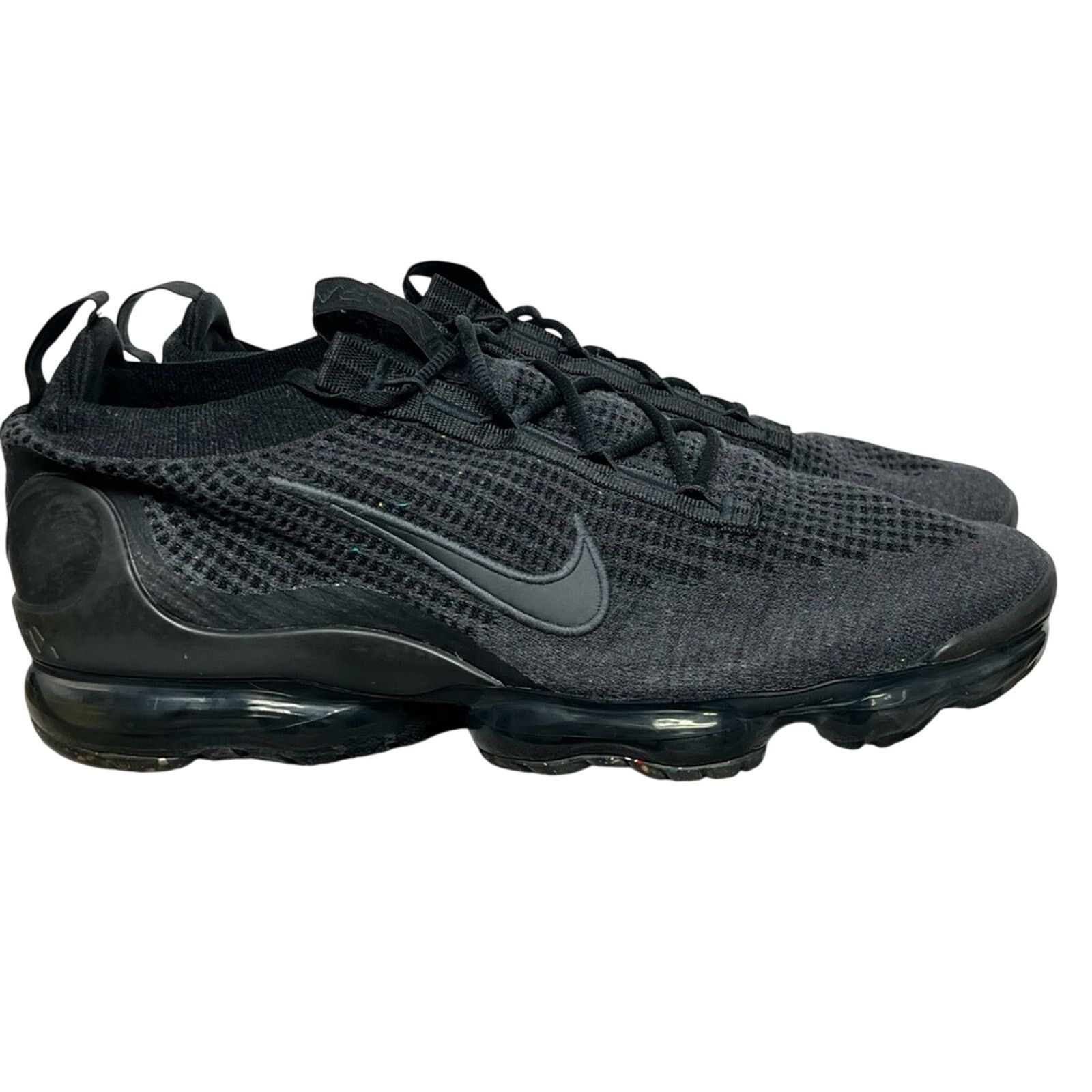 Nike Nike Air VaporMax Flyknit 2021 Men's Shoes Black Anthracite Size US 13 / EU 46 - 4 Thumbnail