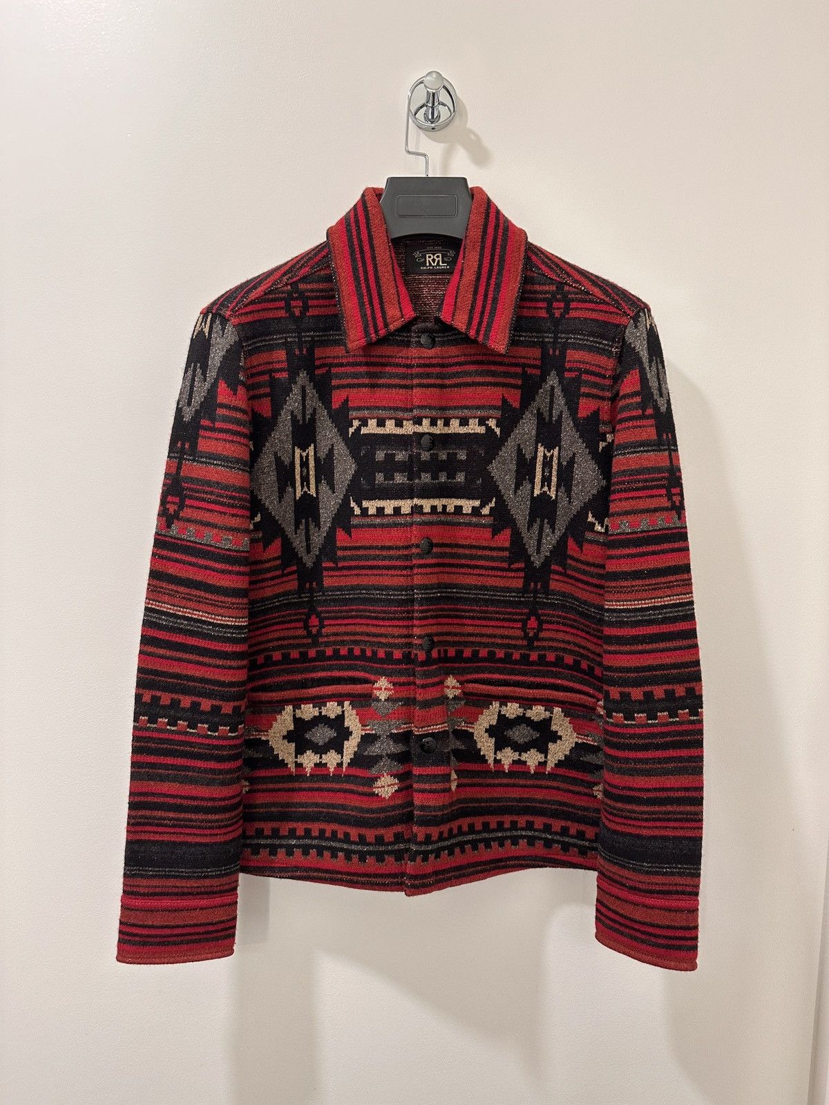 RRL Ralph Lauren RRL Wool-Blend Jacquard Workshirt Sweater