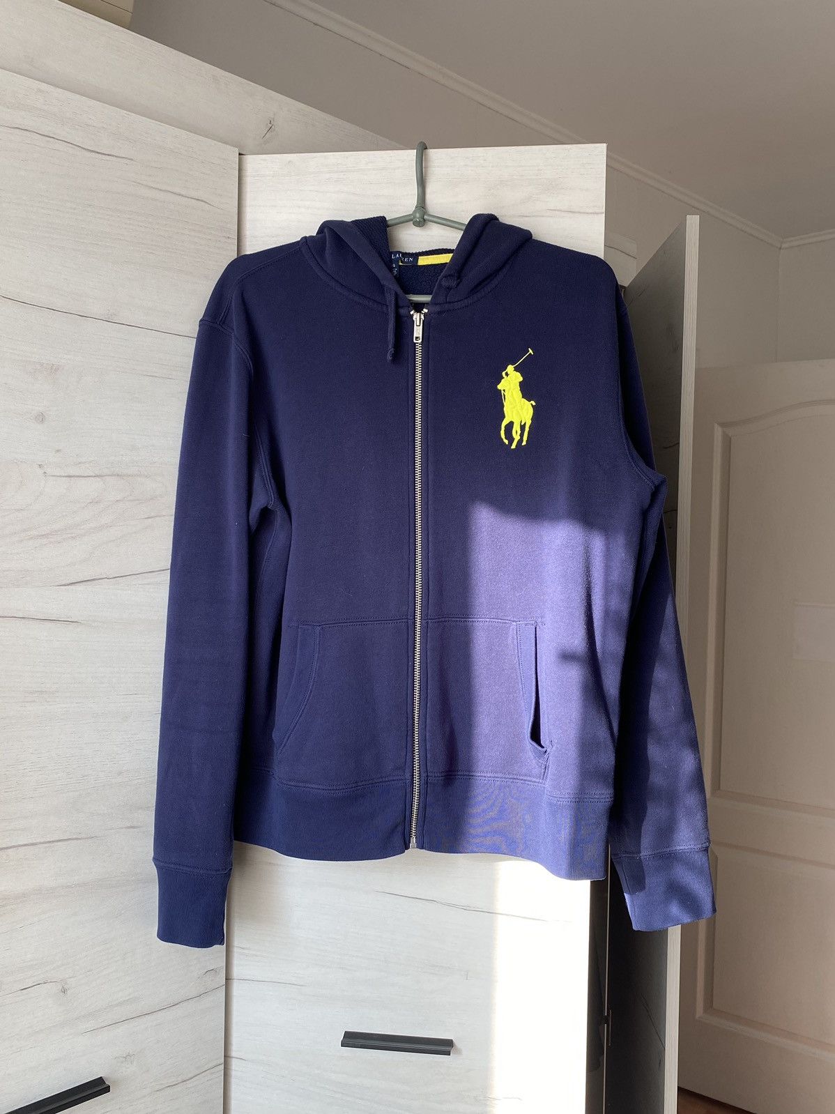 Ralph Lauren Ralph Lauren Big Pony Zip Up Hoodie Sweater/jacket Size L Size L / US 10 / IT 46 - 1 Thumbnail