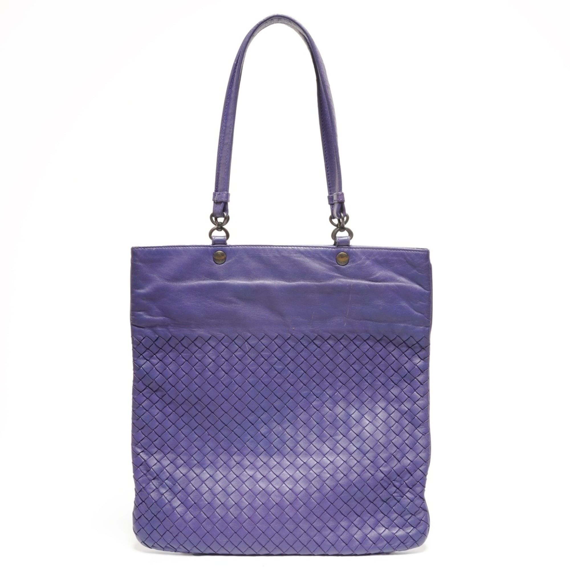Bottega Veneta Bottega Veneta Intrecciato Shoulder Bag, Purple Size ONE SIZE - 1 Thumbnail
