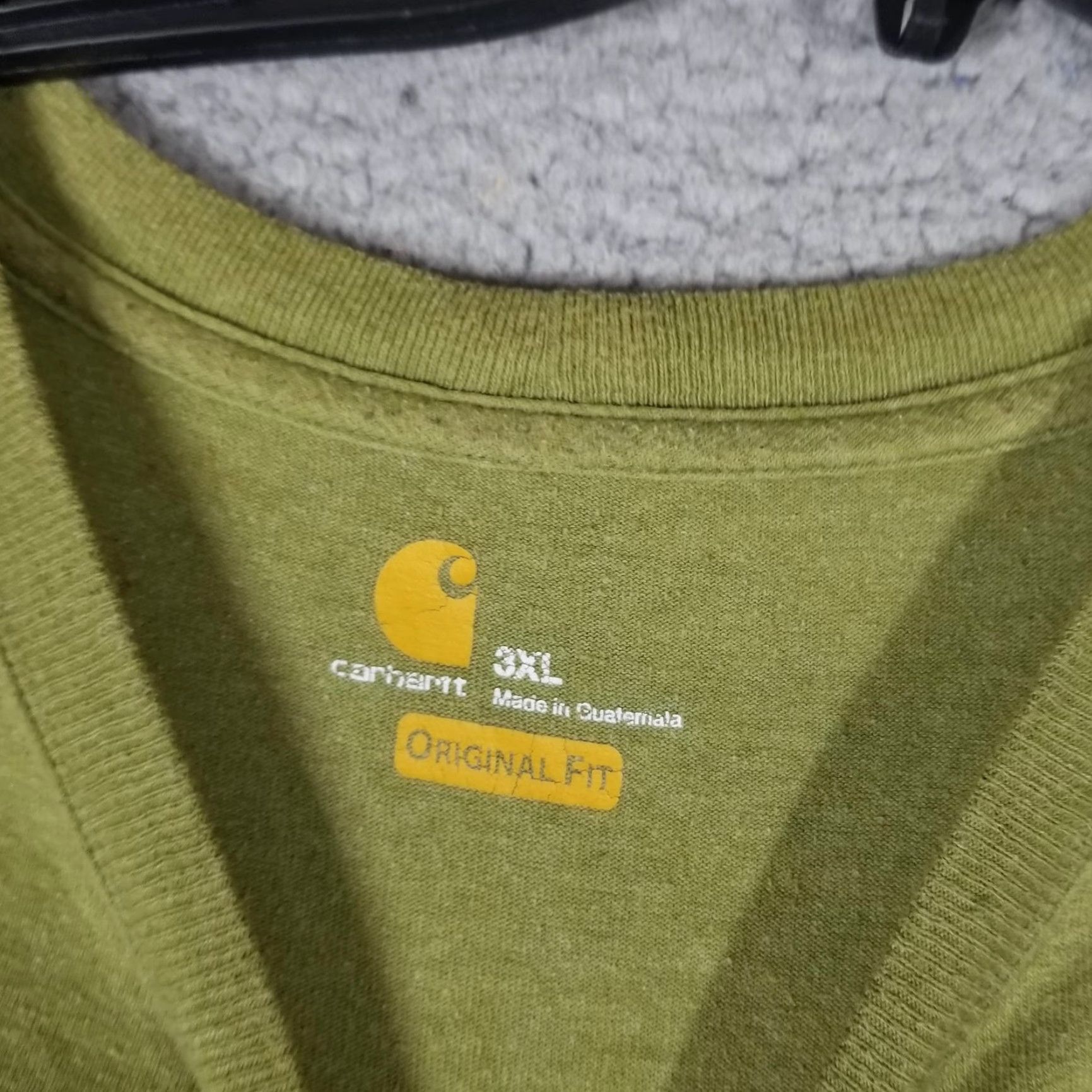 Carhartt Carhartt Mens Tee 3XL Green K87 Original Fit Pocket Short Sleeve Workwear Shirt Size US XXL / EU 58 / 5 - 3 Thumbnail