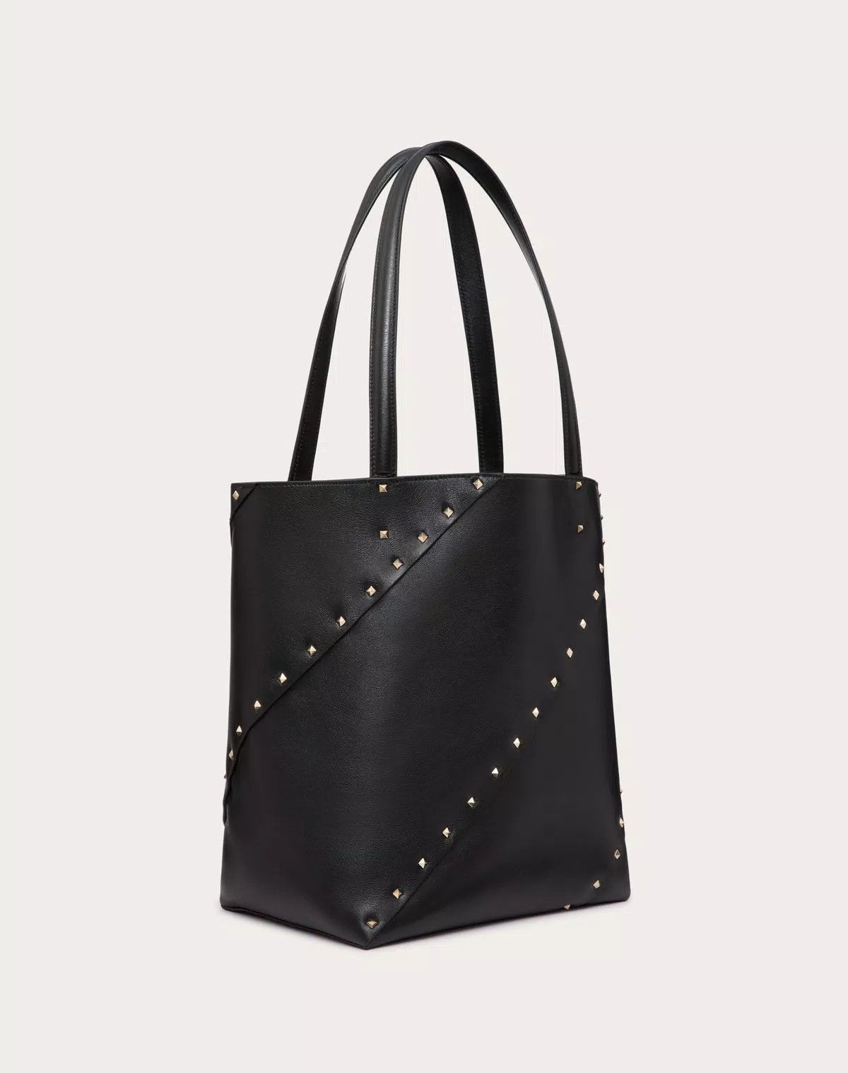 Valentino oc11z0725 Size:OS/ Wispy Shopping Bag In Calfskin in Black Size ONE SIZE - 2 Thumbnail
