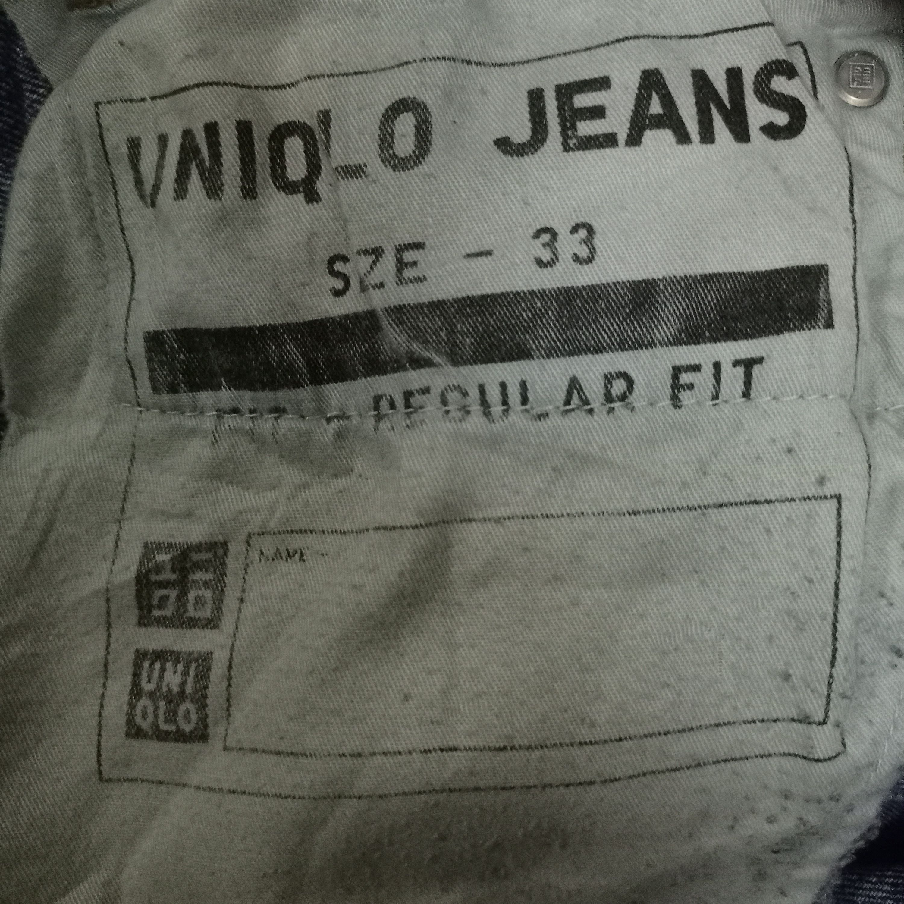 Japanese Brand × Jun Takahashi × Uniqlo Vintage Japan Uniqlo Distressed Style Selvedge Jeans 32x29 Size US 32 / EU 48 - 7 Thumbnail