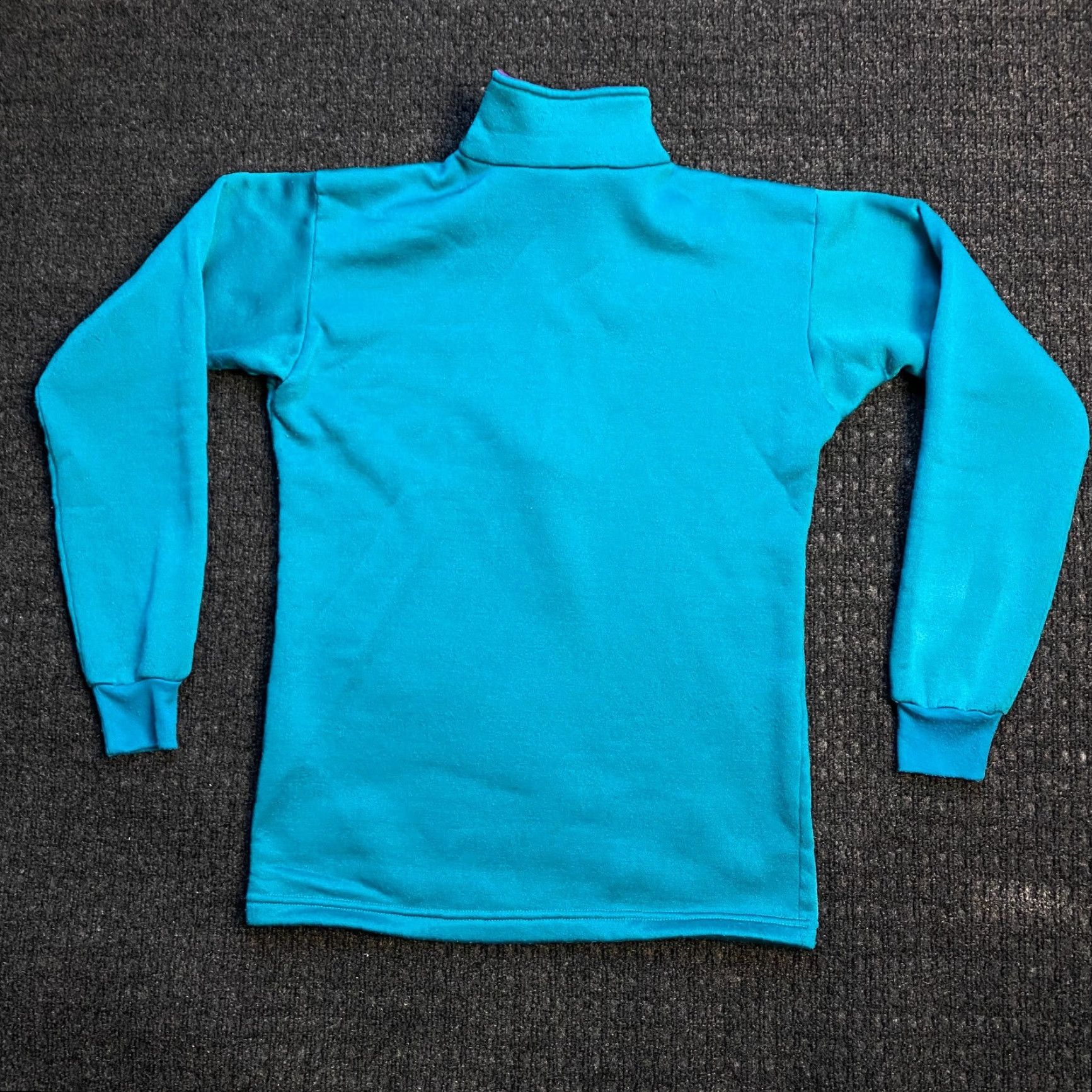 Patagonia VINTAGE Patagonia Capilene Womens ¼ Zip Pullover Sweater Teal Blue S USA Logo Size S / US 4 / IT 40 - 4 Thumbnail