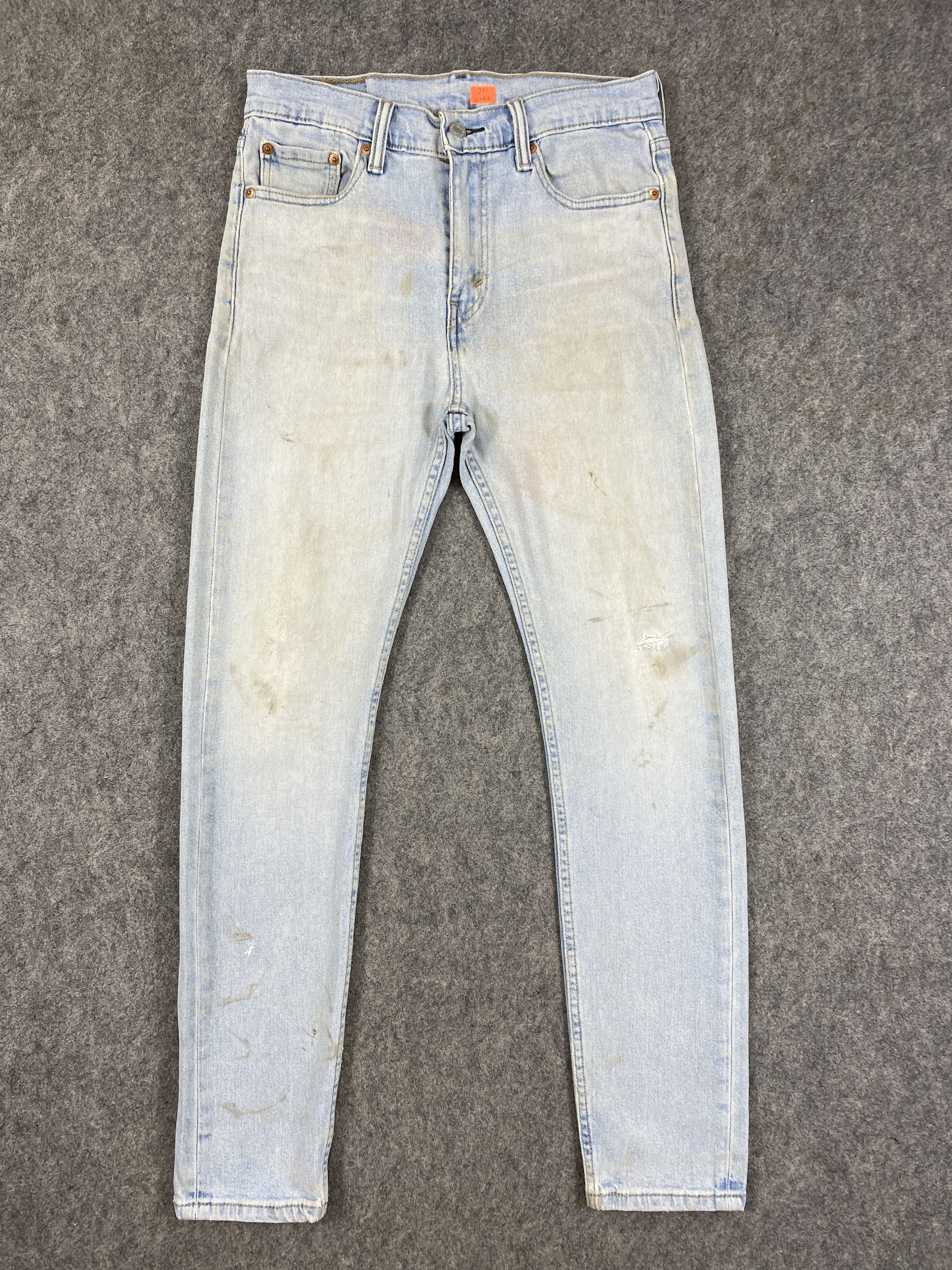 image of Distressed Denim x Hype Light Blue Wash Vintage Levi's 510 29X28.5 Denim Jn2142, Men's