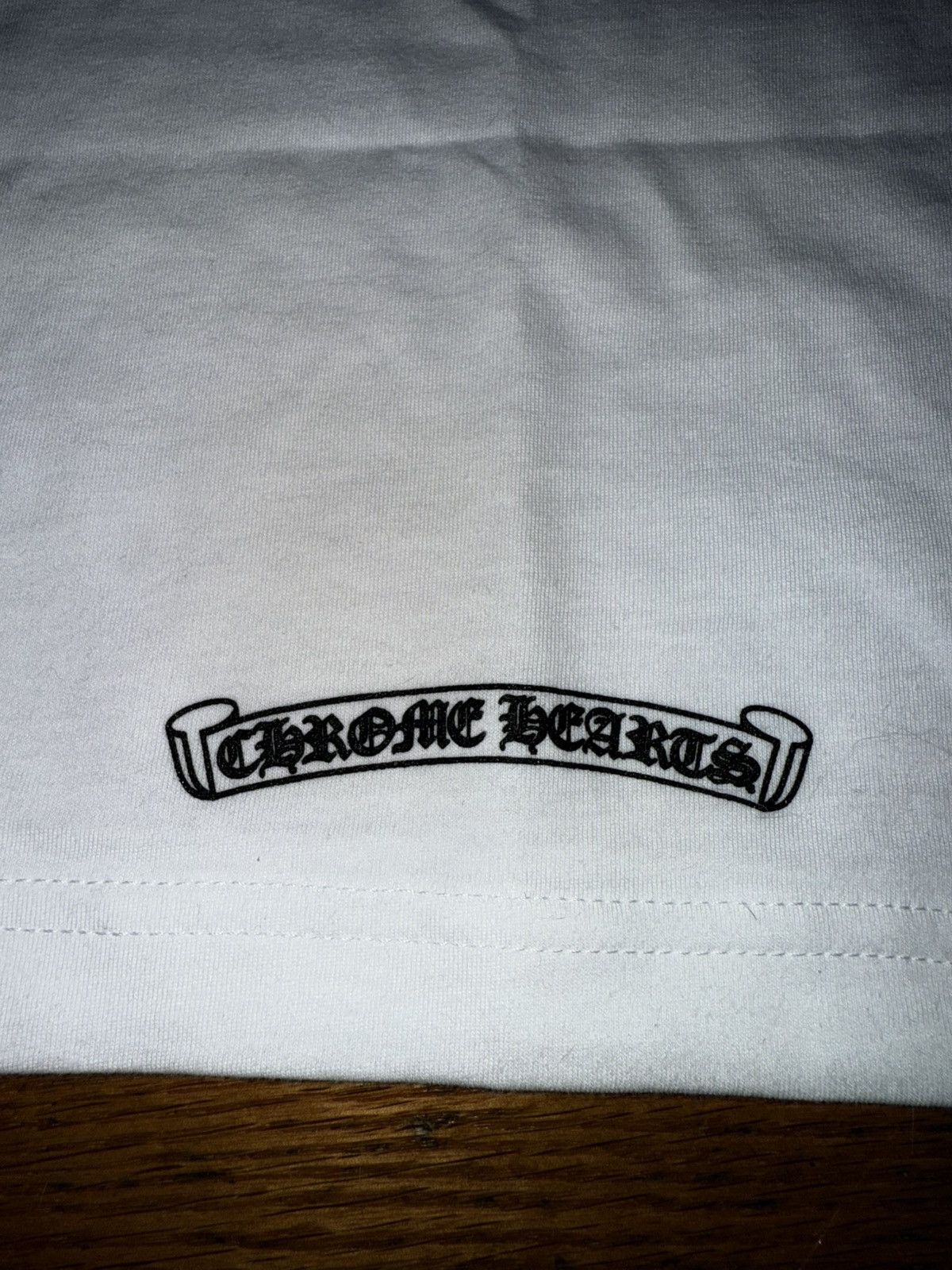Chrome Hearts Chrome hearts basic white tee Size US M / EU 48-50 / 2 - 10 Thumbnail