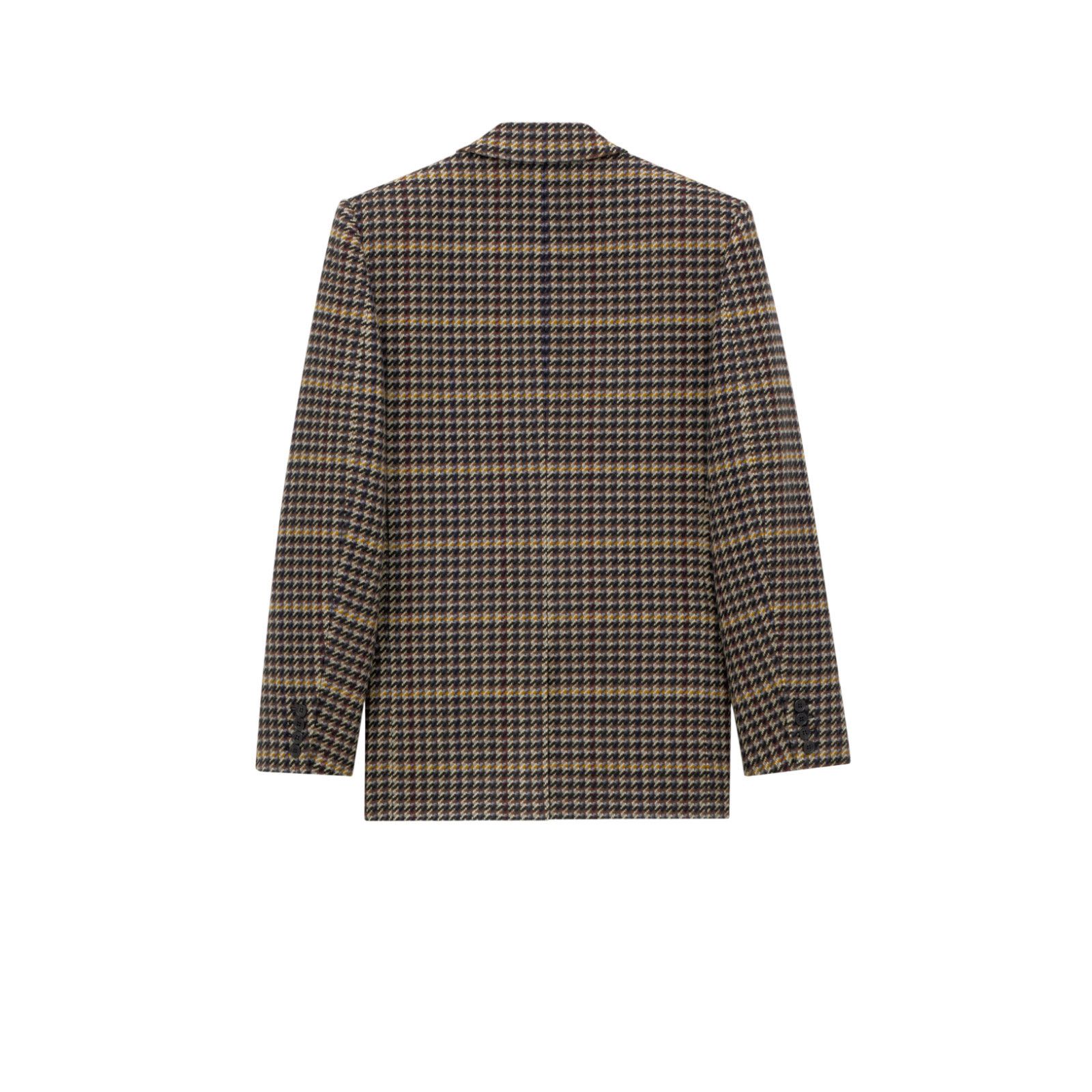Saint Laurent Paris SAINT LAURENT $3900 Multicolor Wool Jacket New & Authentic ( Size S / US 4 / IT 40 - 2 Thumbnail