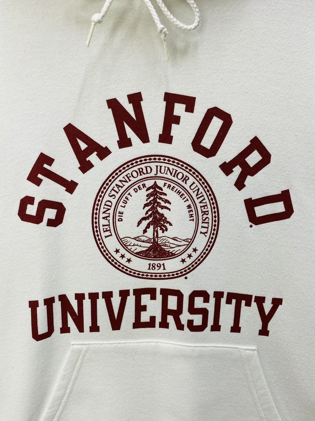Champion Vintage Champion Stanford University Hoodie Spellout Size M Size US M / EU 48-50 / 2 - 6 Thumbnail
