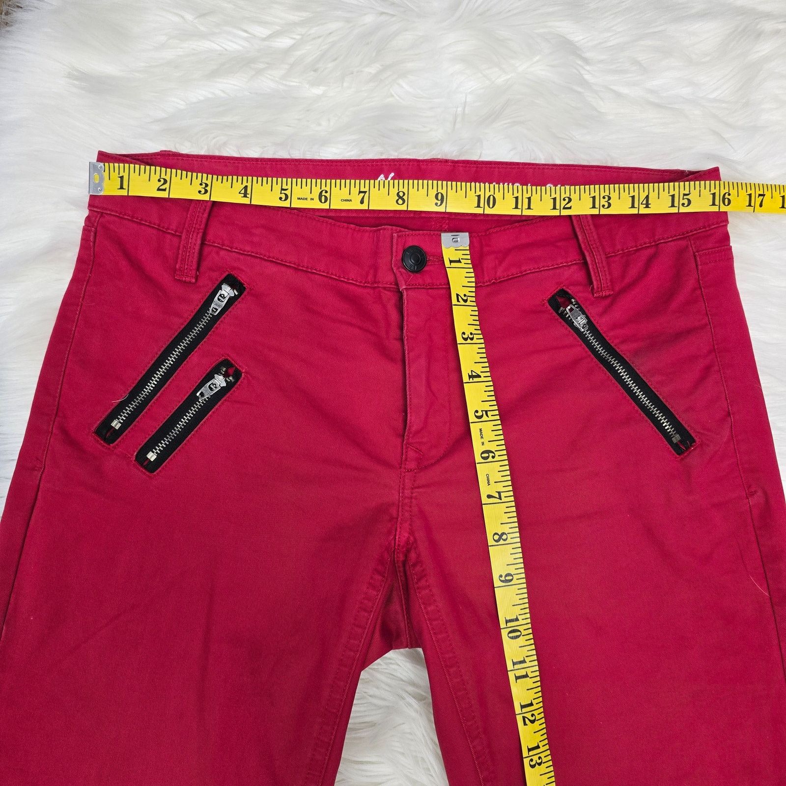 Gap Khakis by GAP Super Skinny Low Rise Jeans Zip Pocket Stretch Size 28" / US 6 / IT 42 - 11 Thumbnail