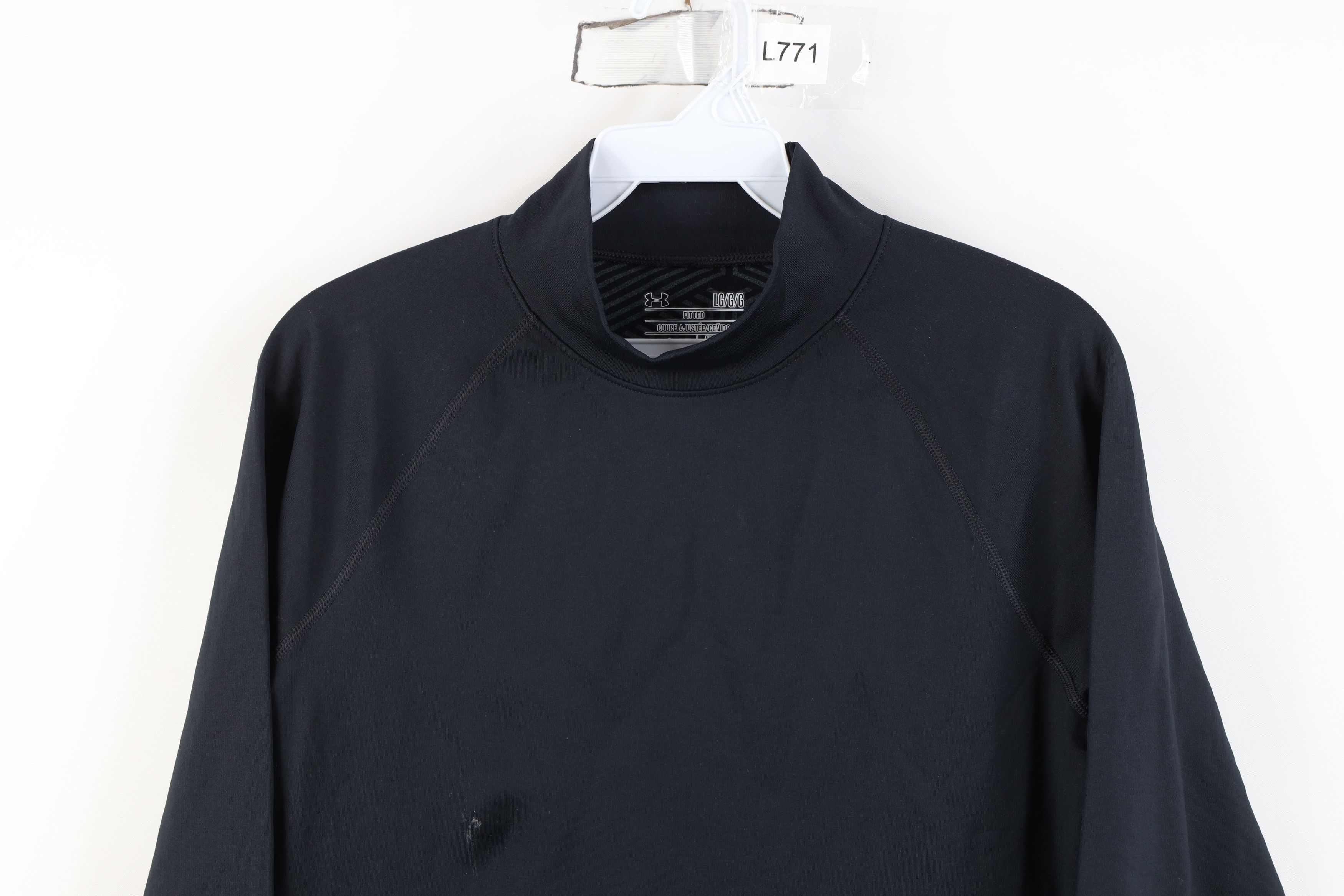 Under Armour Under Armour Tactical ColdGear Mock Neck T-Shirt Black Size L / US 10 / IT 46 - 2 Thumbnail