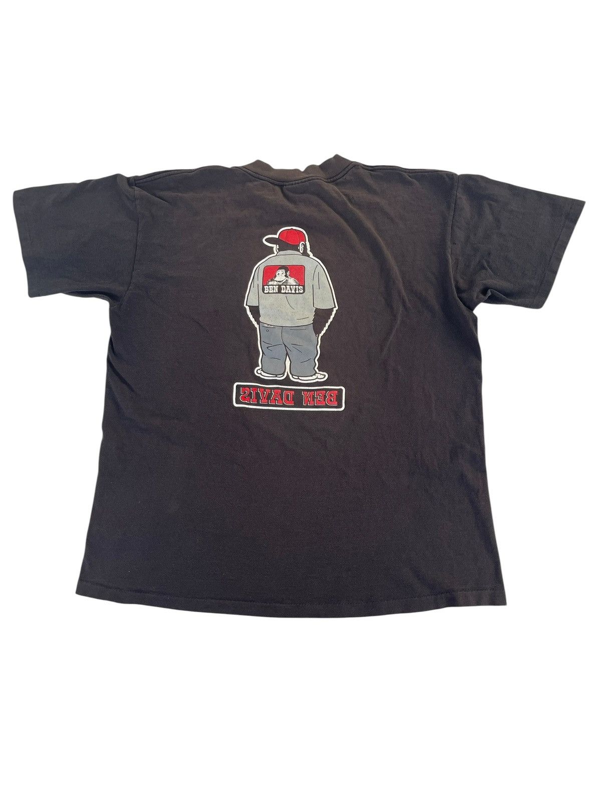 Ben Davis Thrashed 90's Vintage Ben Davis Gorilla Disstressed Tee Size US L / EU 52-54 / 3 - 2 Thumbnail