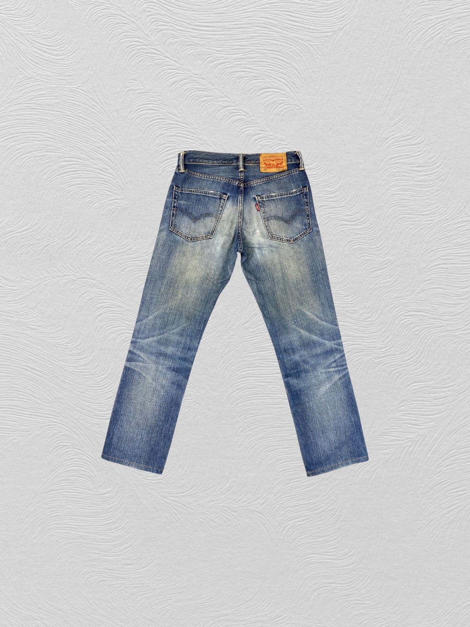 Levi's Distressed Blue Levi's 502 Jeans 29x27.5 Denim -SJ155 Size US 29 - 2 Thumbnail