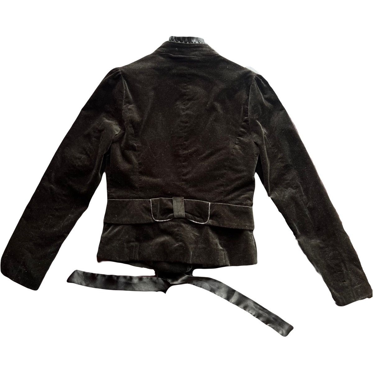 Japanese Brand Sora velvet dark brown jacket 🤎 Size S / US 4 / IT 40 - 4 Thumbnail