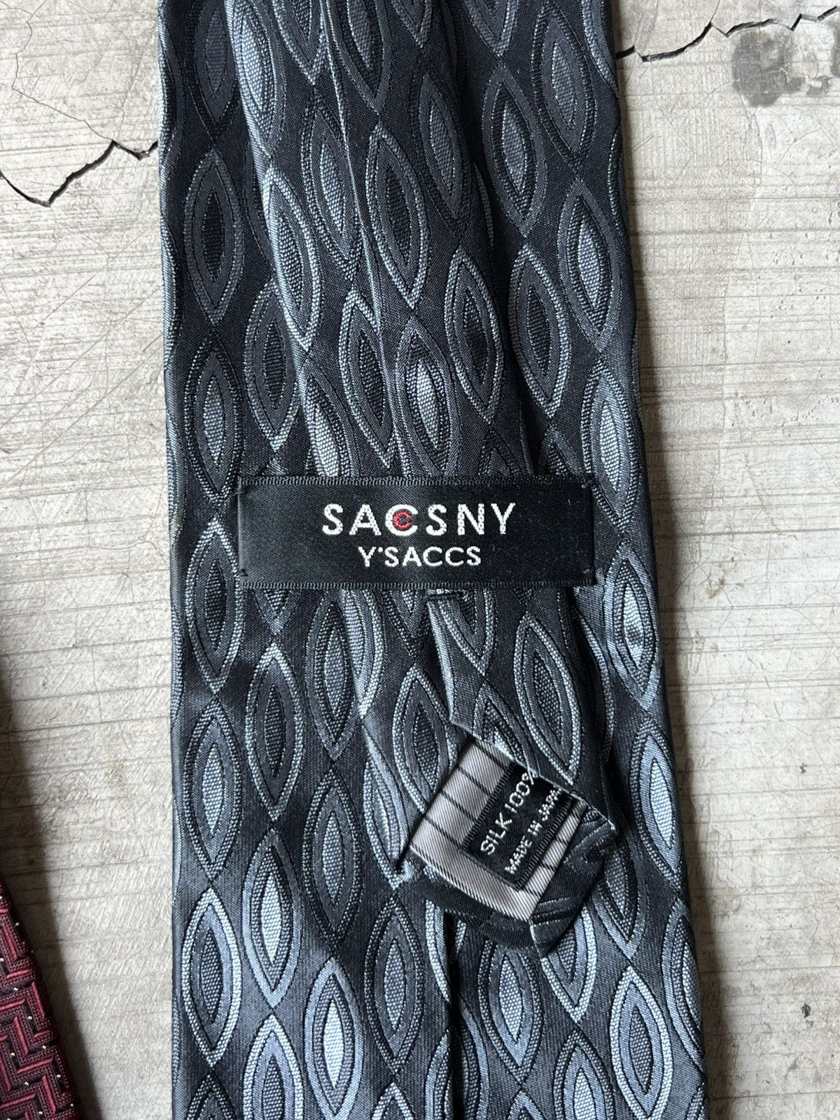 Yohji Yamamoto Yohji yamamoto japan tie Japanese necktie ysaccs Size ONE SIZE - 4 Thumbnail