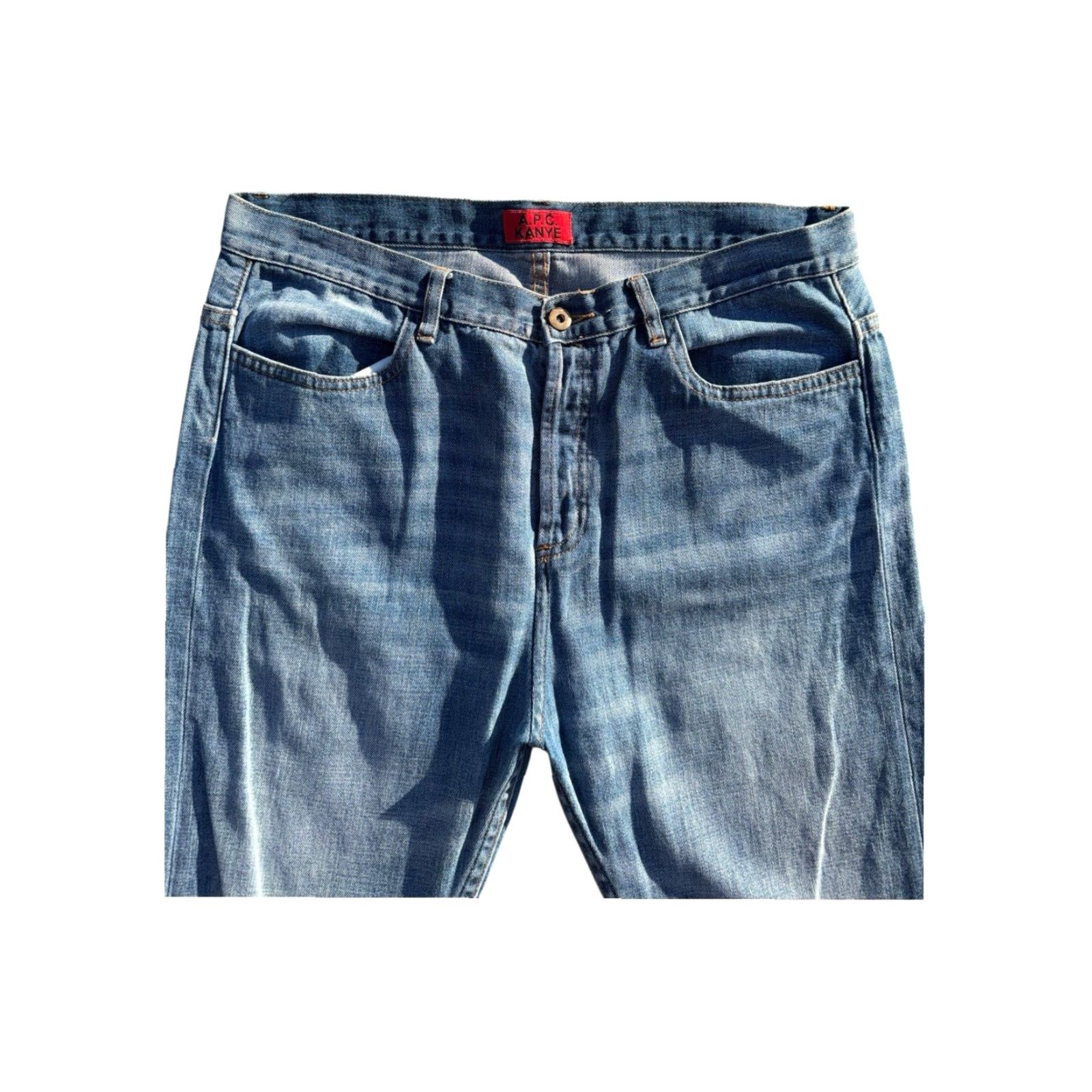 Vintage A.P.C KANYE 2014 Archival Denim Jeans Size 31 Regular Men Blue 31 Rare Denim Jeans Straight 2014 Archival Men’s Jeans Size US 31 - 3 Thumbnail