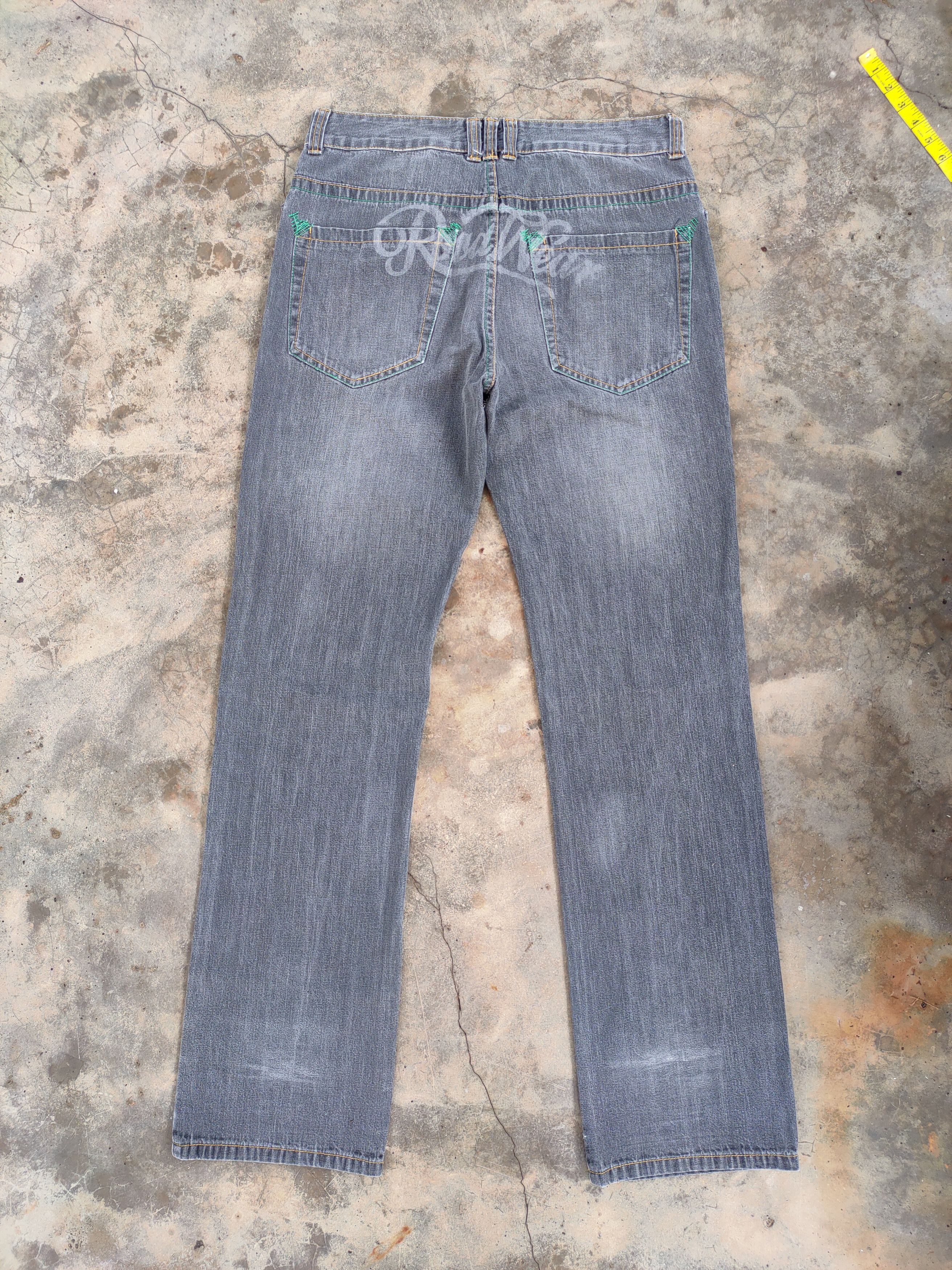 Jimmy Taverniti W32 VINTAGE JIMMY'Z FADED BLACK JEANS DENIM PANTS Size US 32 / EU 48 - 9 Thumbnail