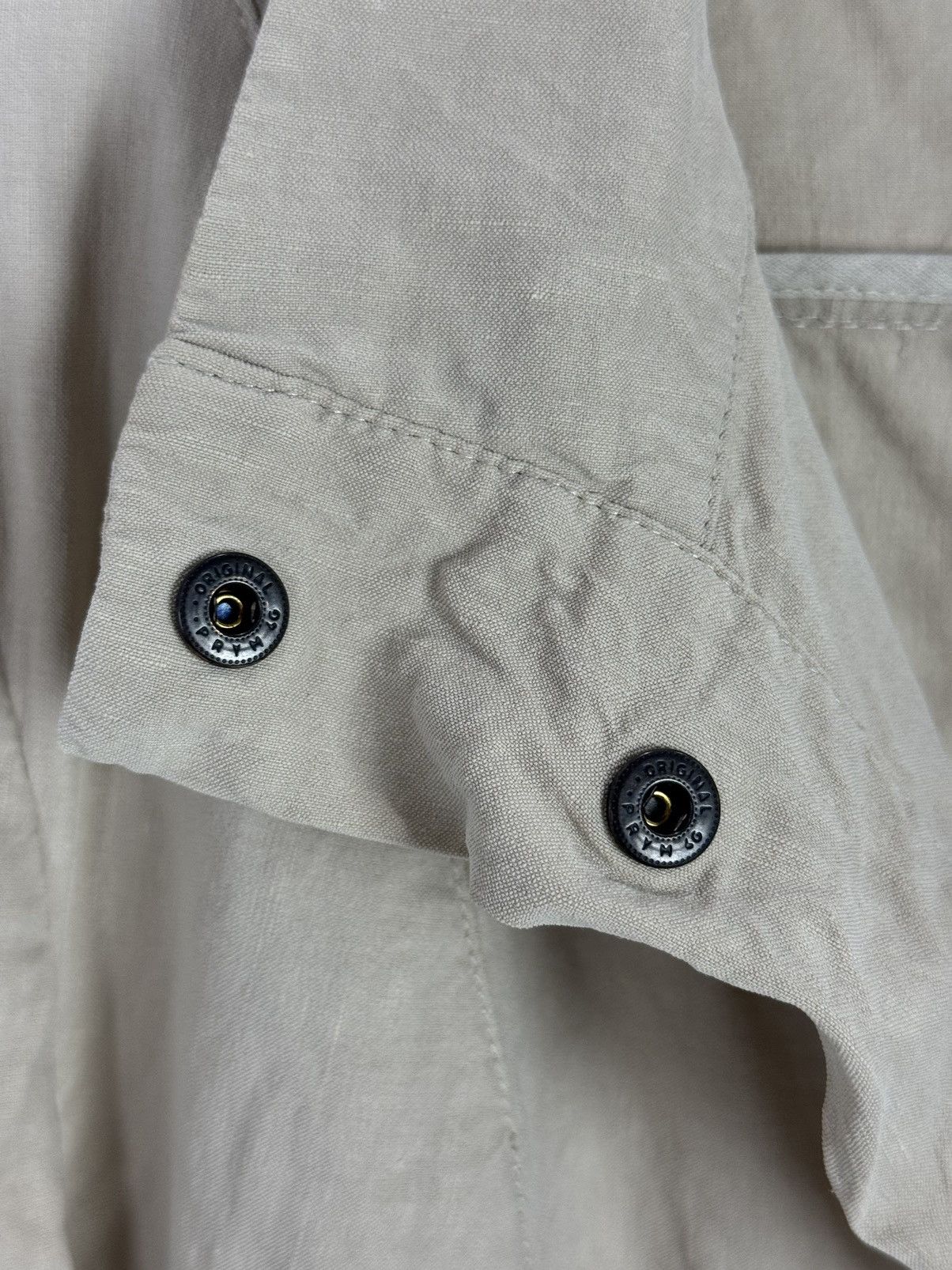 Sarah Pacini Sarah Pacini Linen Beige Light Jacket Size M / US 6-8 / IT 42-44 - 13 Thumbnail