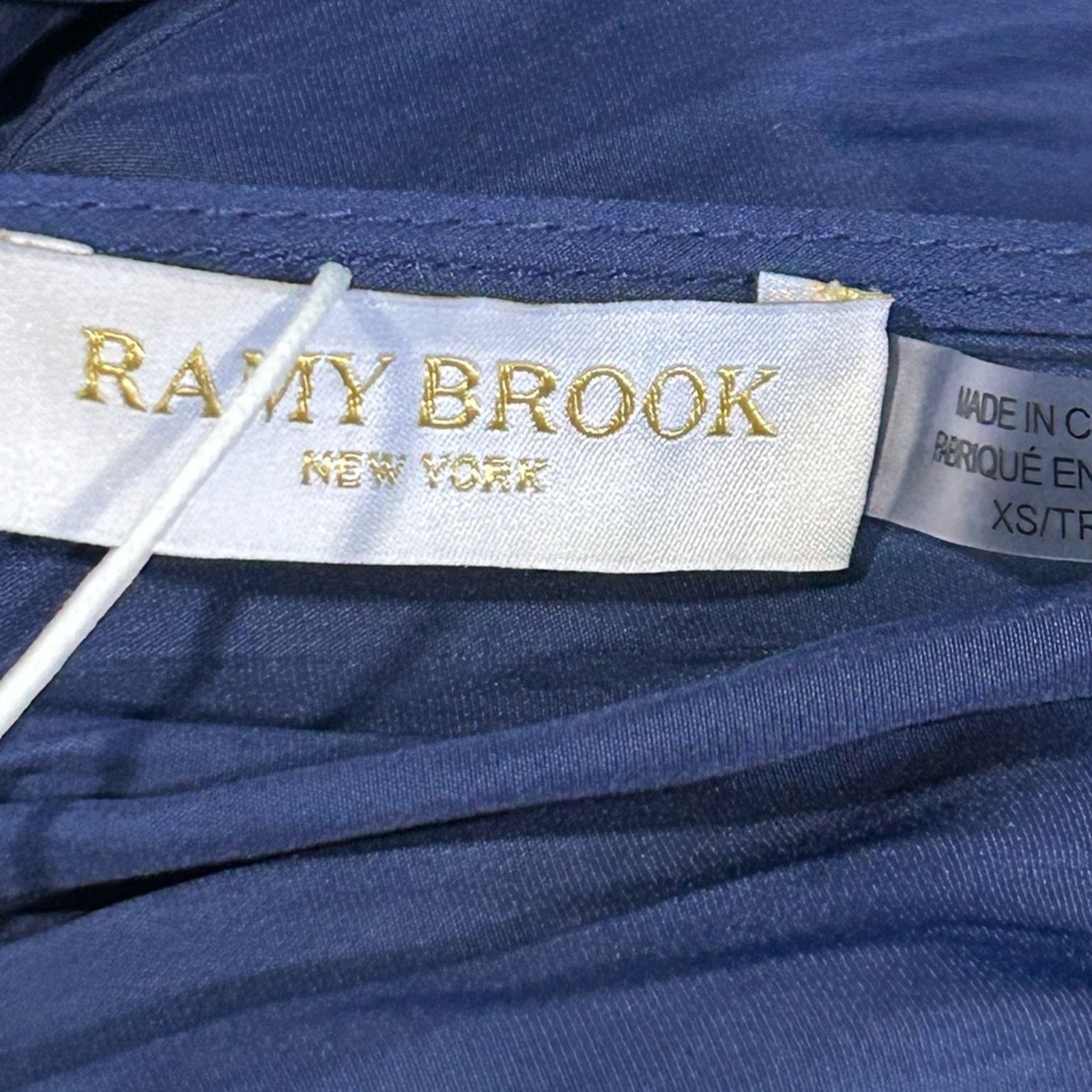 Ramy Brook Ramy Brook Neena Cutout Maxi Dress Navy Blue Hi Low NWT XS Size XS / US 0-2 / IT 36-38 - 8 Thumbnail