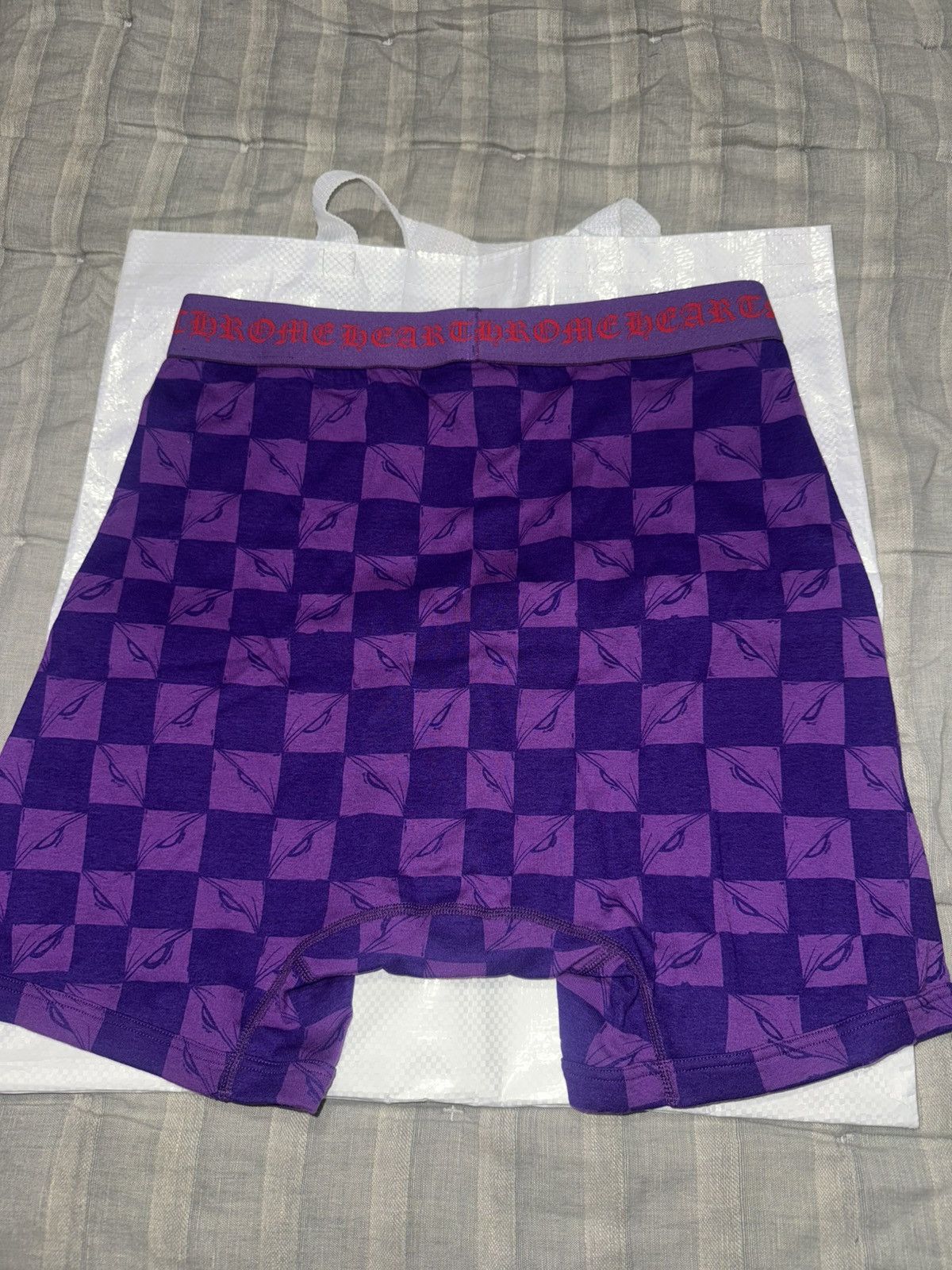 Chrome Hearts XL Chrome Hearts x Matty 99 Eyes Boxers Underwear Purple Size 34 - 2 Thumbnail