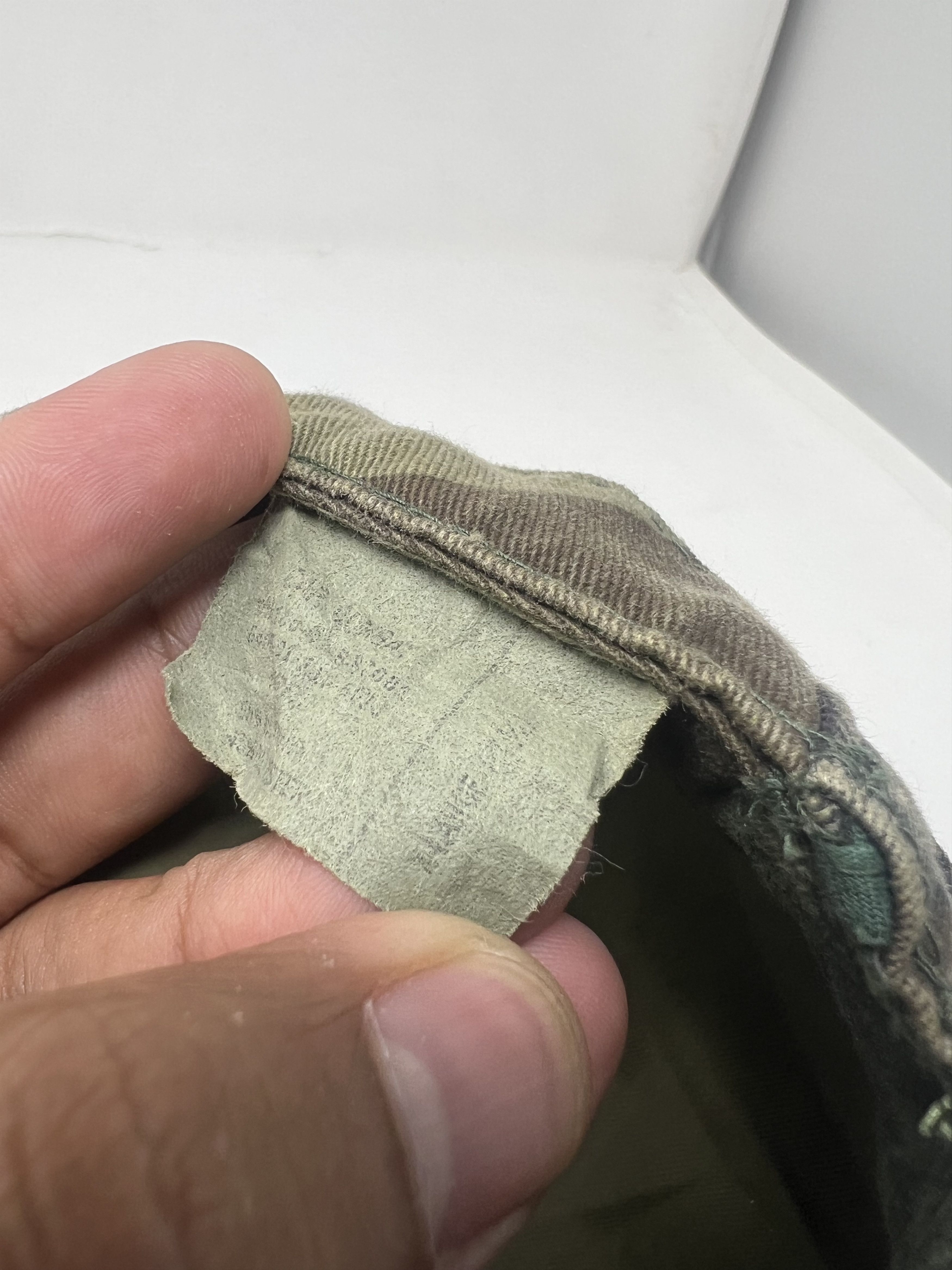 Vintage Vintage Millitary Woodland Distressed Fitted Hat Size ONE SIZE - 12 Thumbnail