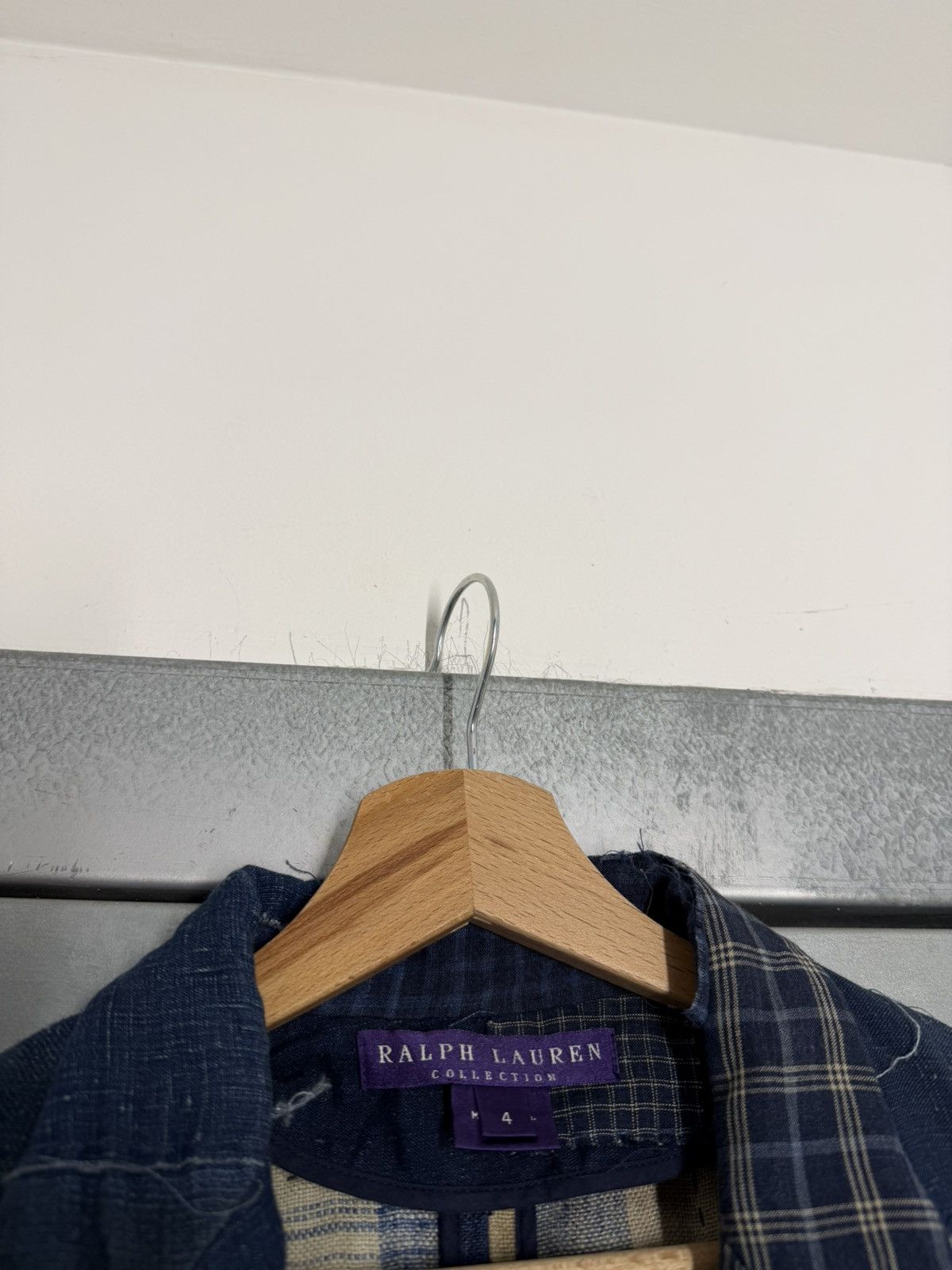 Ralph Lauren Ralph Lauren Collection Purple Linen Country Patched Blazer Size S / US 4 / IT 40 - 6 Thumbnail
