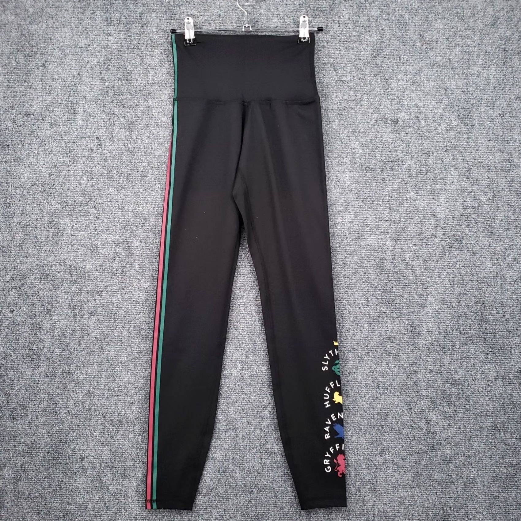 Vintage Harry Potter Leggings Women XS Black Harry Potter Stripe Activewear Gym & Training, Yoga, Walking Womens Leggings Size 26" / US 2 / IT 38 - 2 Thumbnail
