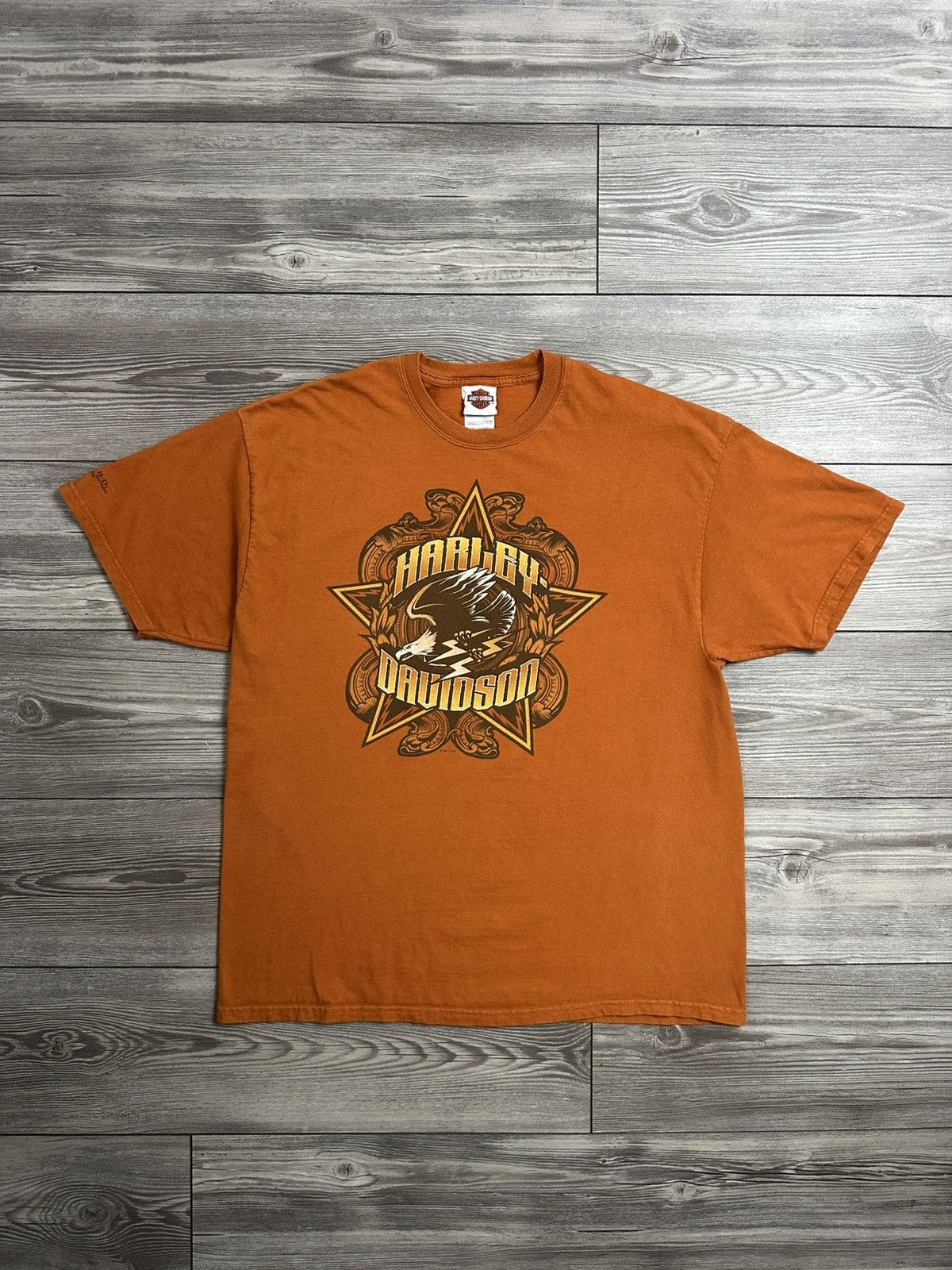 Harley Davidson × Vintage Harley Davidson Eagle T Shirt Size US XL / EU 56 / 4 - 1 Thumbnail