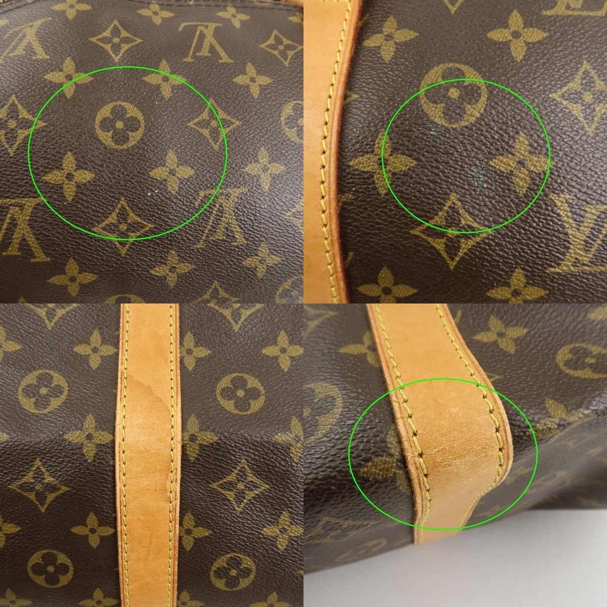 Louis Vuitton Louis Vuitton Monogram Keepall Bandouliere 60 Duffle Bag Size ONE SIZE - 6 Thumbnail